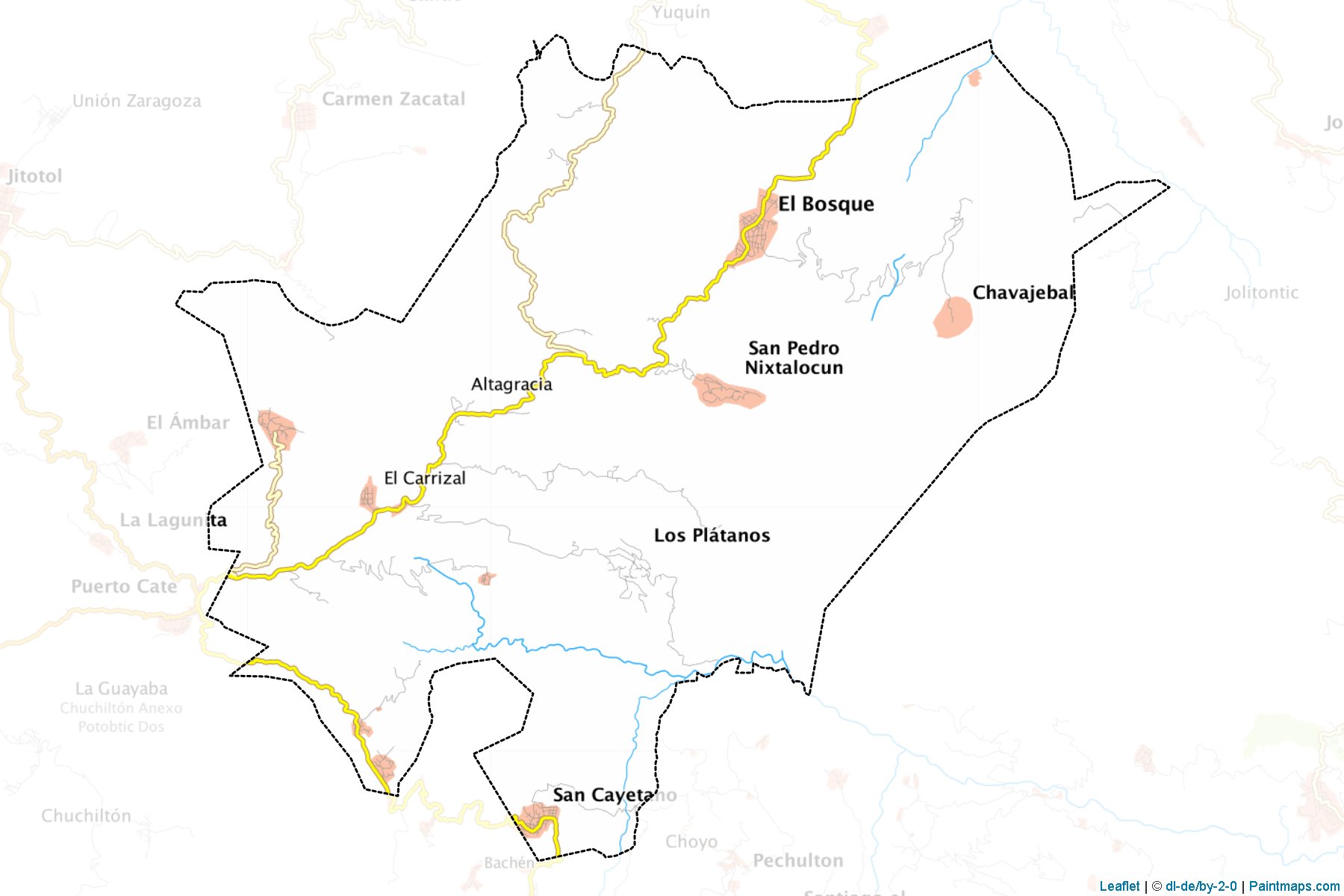 Muestras de recorte de mapas El Bosque (Chiapas)-1