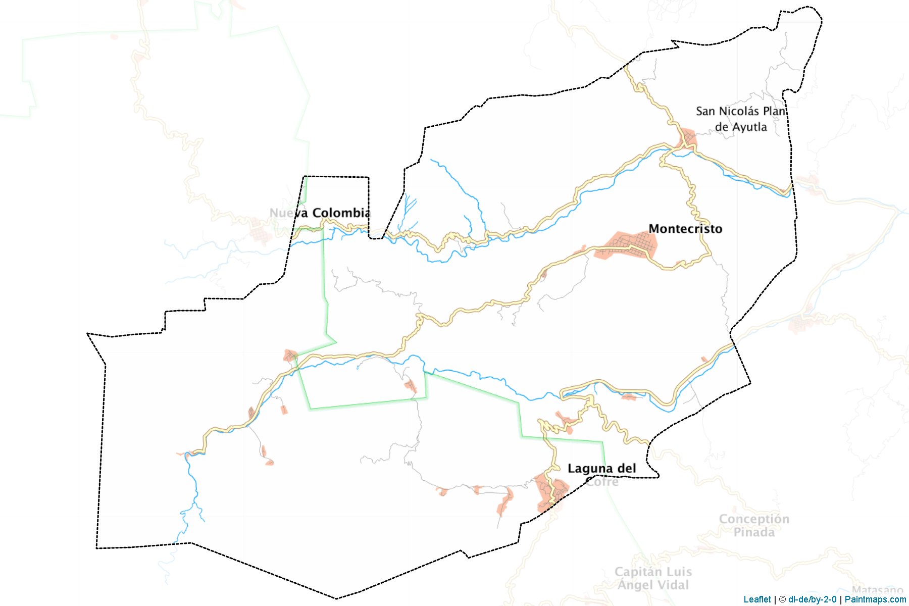 Muestras de recorte de mapas Montecristo de Guerrero (Chiapas)-1