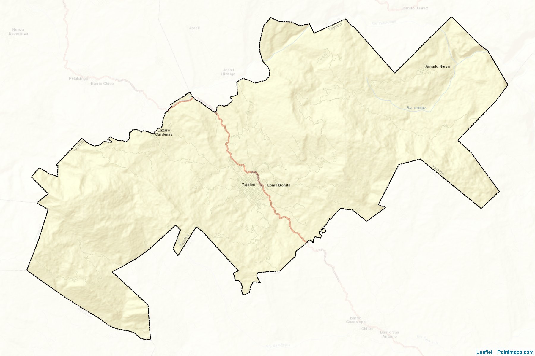 Muestras de recorte de mapas Yajalón (Chiapas)-2