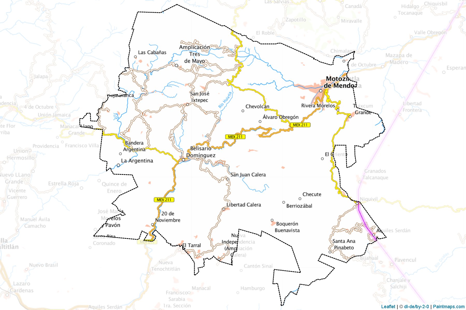 Muestras de recorte de mapas Motozintla (Chiapas)-1