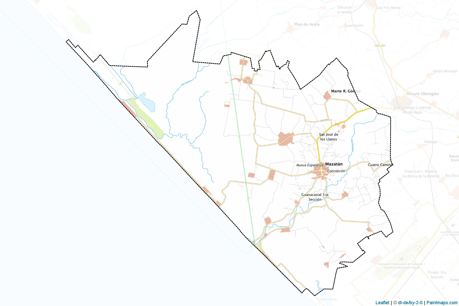 Mazatán (Chiapas) Map Cropping Samples-1