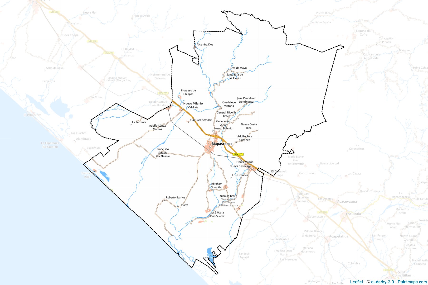 Muestras de recorte de mapas Mapastepec (Chiapas)-1