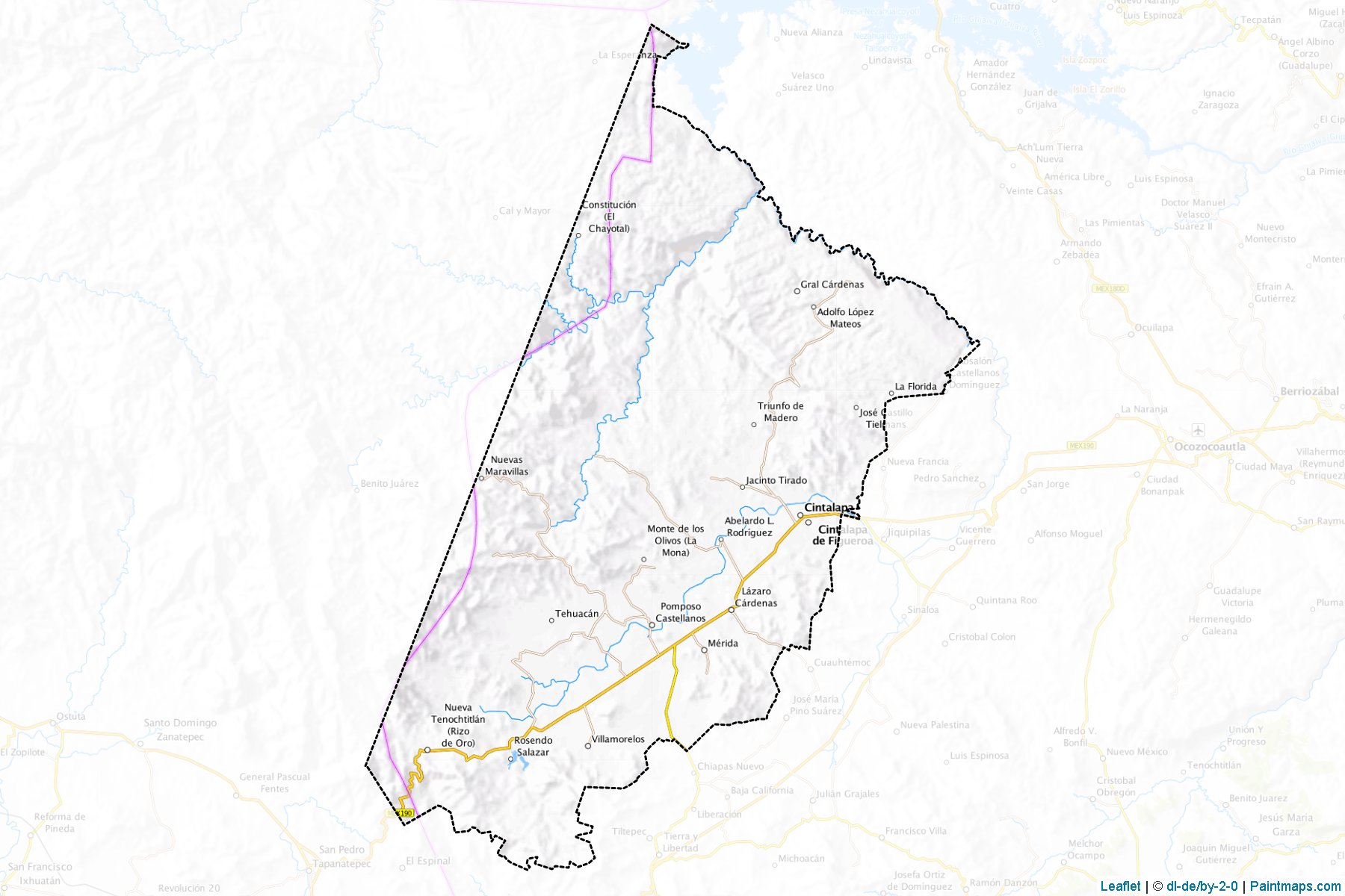 Cintalapa (Chiapas) Map Cropping Samples-1