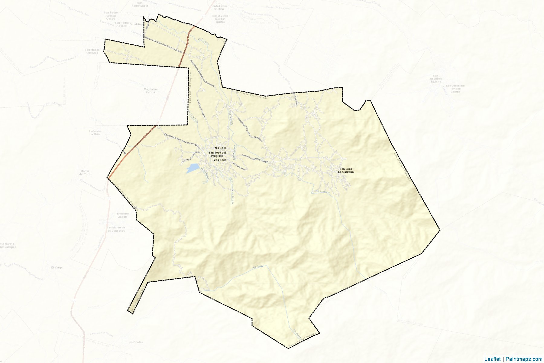 Muestras de recorte de mapas San José del Progreso (Oaxaca)-2