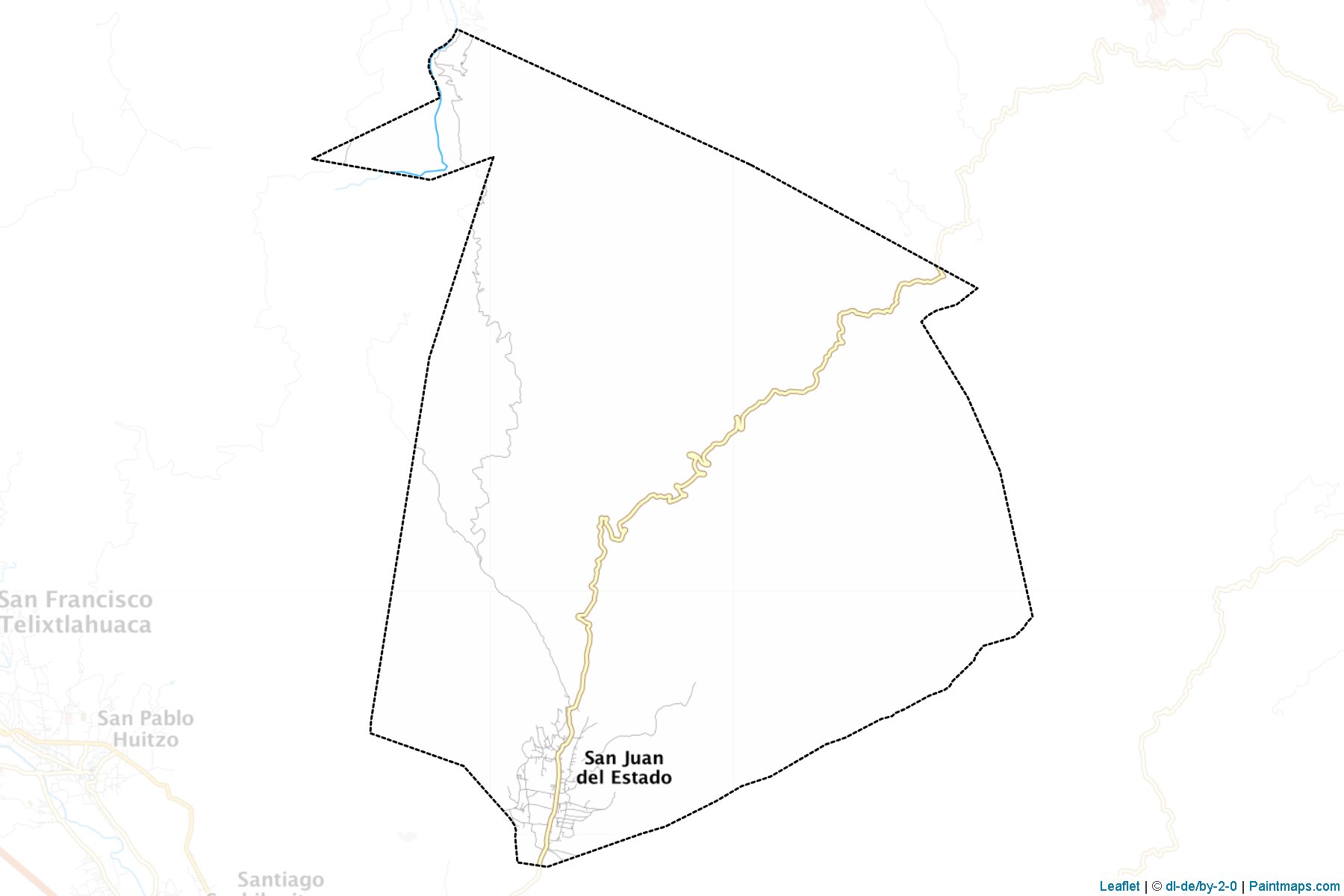 Muestras de recorte de mapas San Juan del Estado (Oaxaca)-1