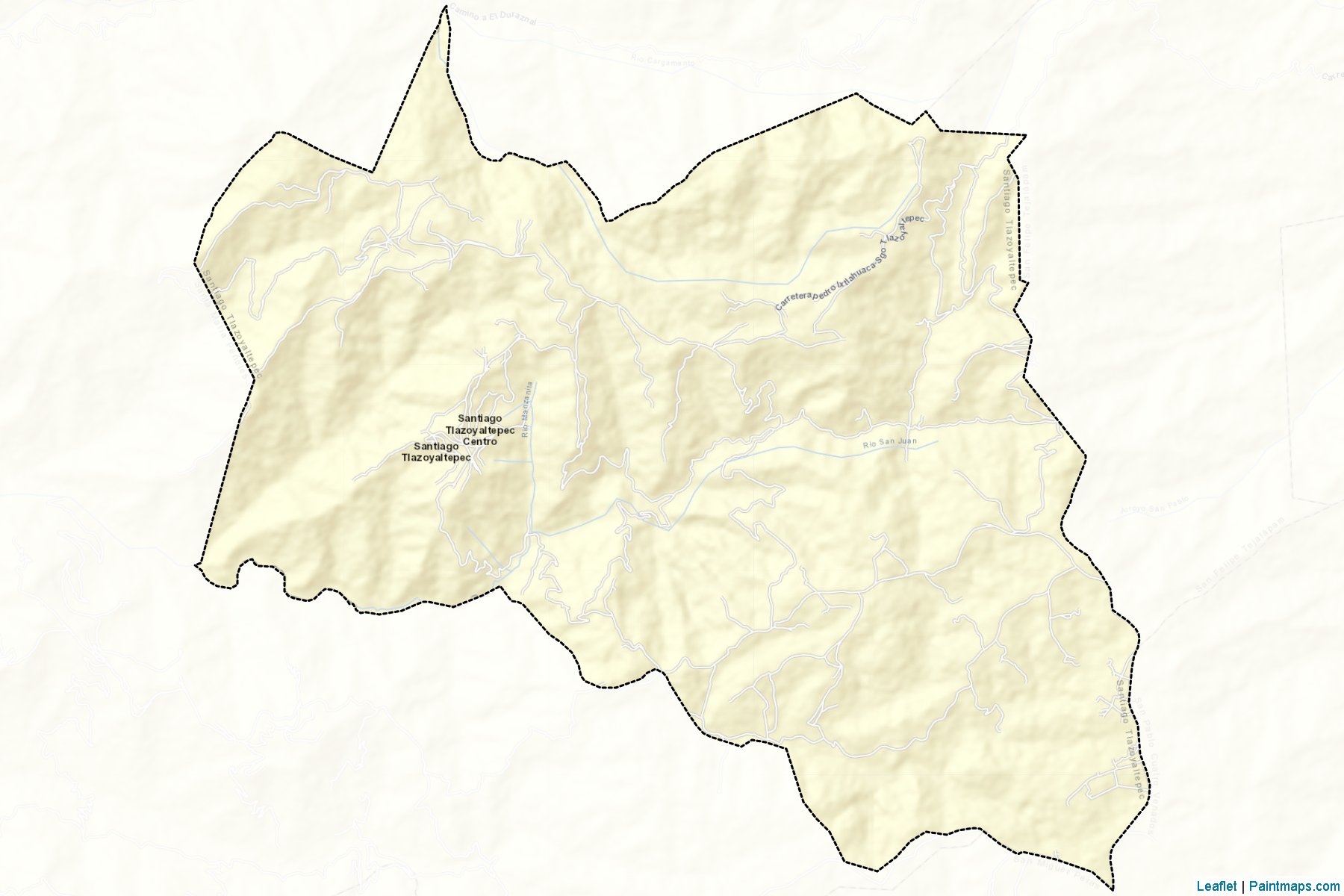 Muestras de recorte de mapas Santiago Tlazoyaltepec (Oaxaca)-2