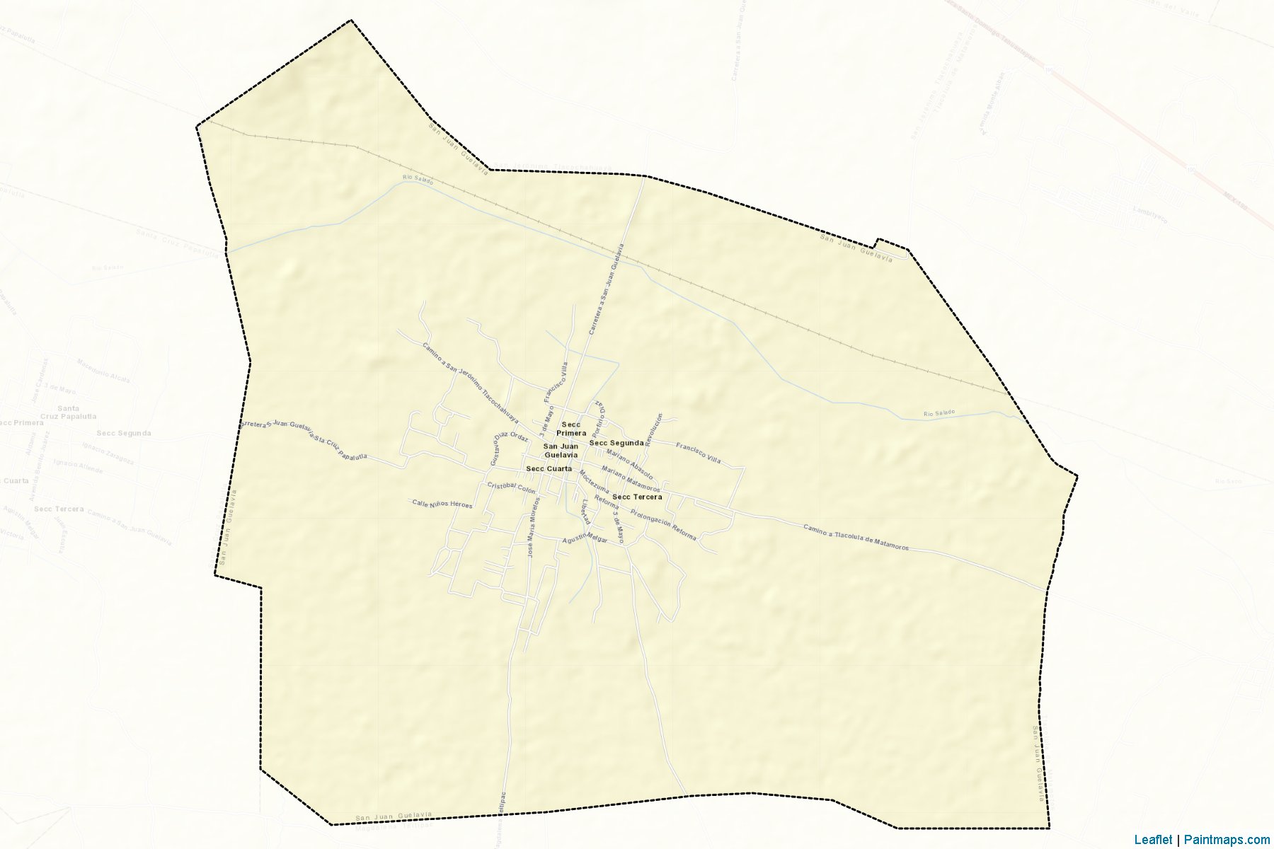 Muestras de recorte de mapas San Juan Guelavía (Oaxaca)-2