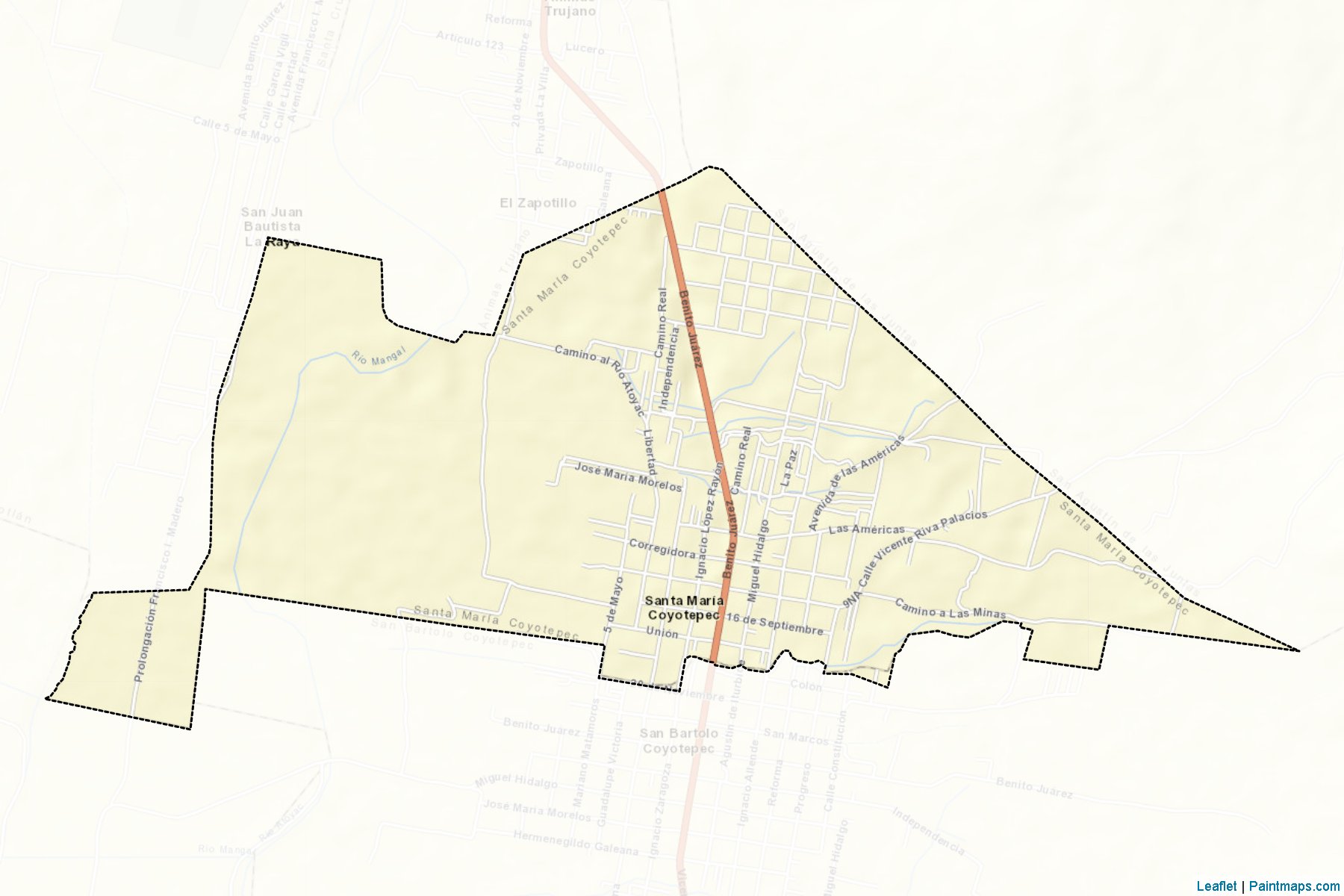 Muestras de recorte de mapas Santa María Coyotepec (Oaxaca)-2