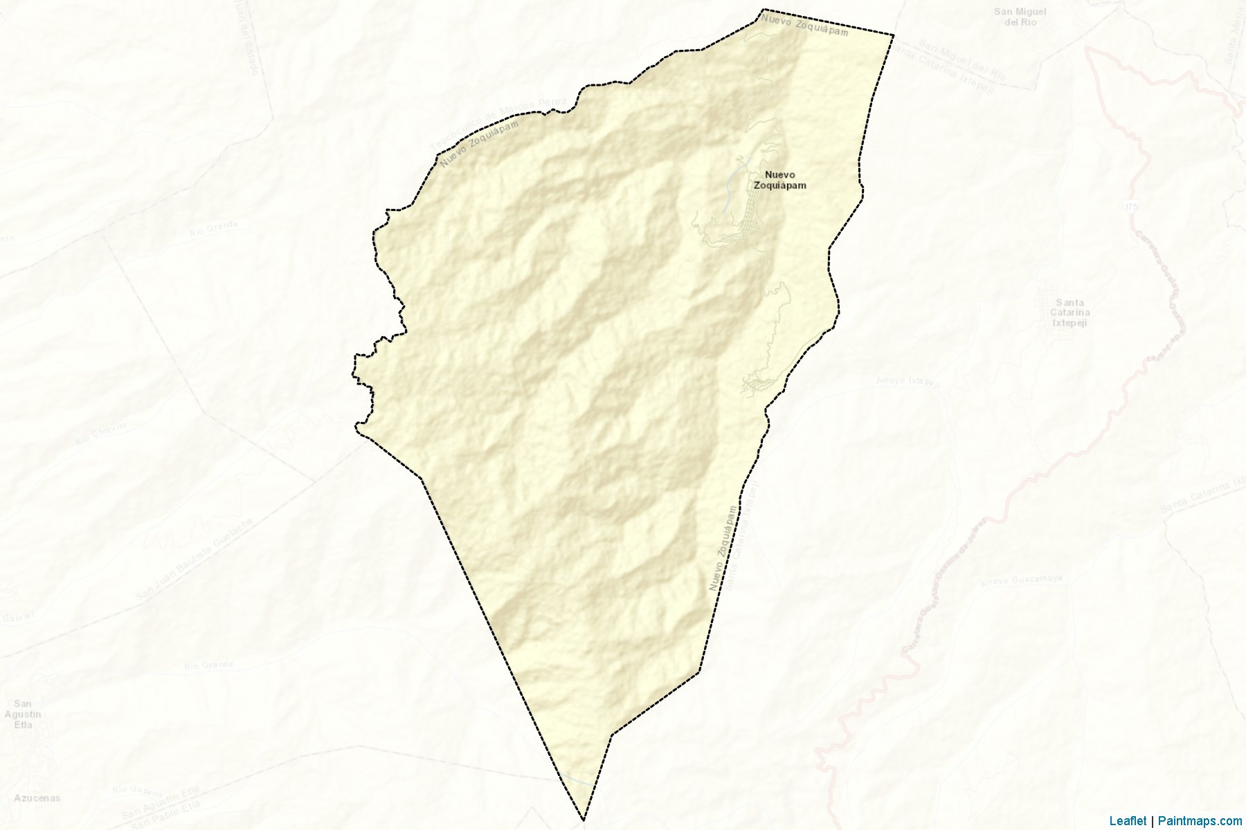 Muestras de recorte de mapas Nuevo Zoquiápam (Oaxaca)-2