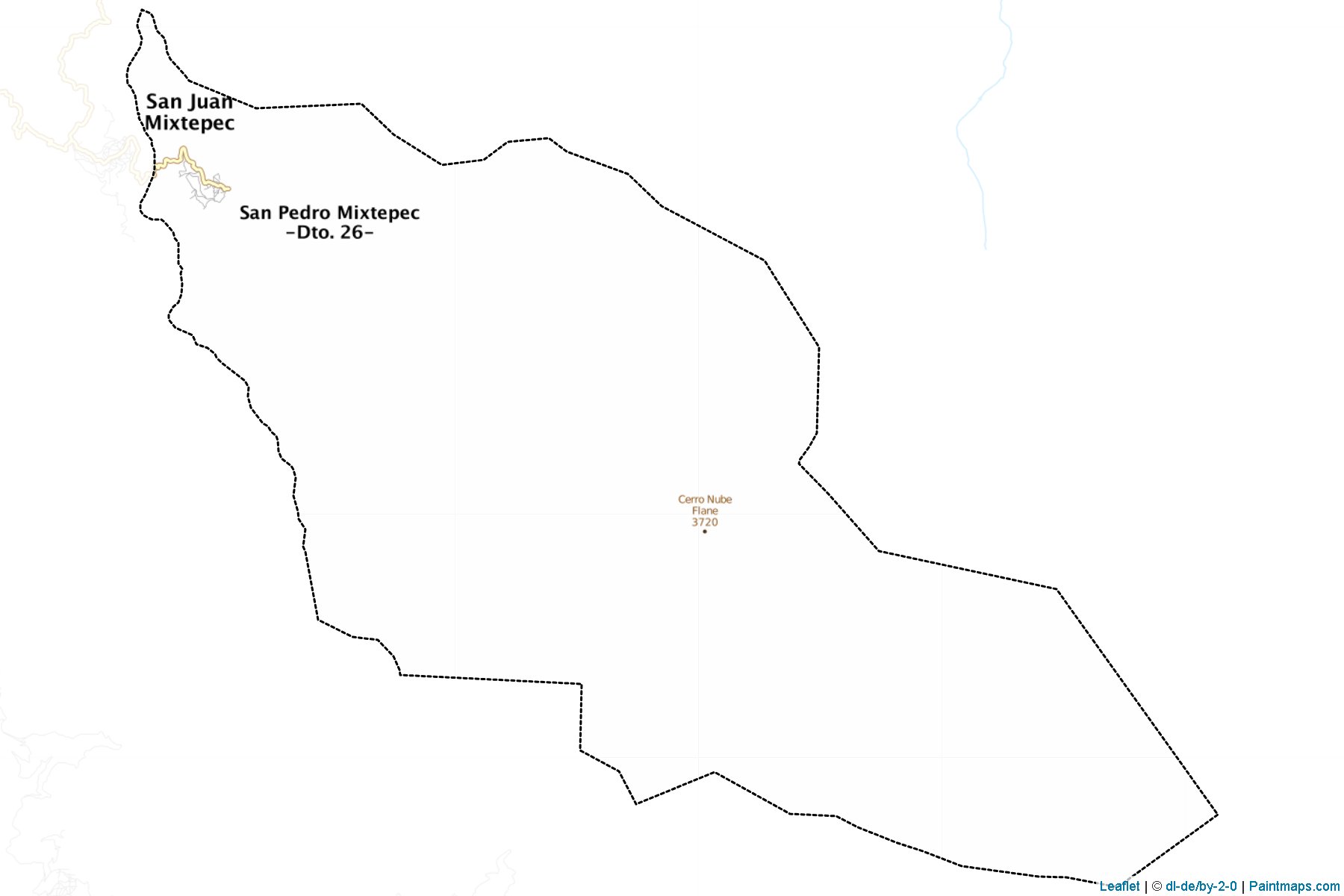 Muestras de recorte de mapas San Pedro Mixtepec -Dto. 26 - (Oaxaca)-1