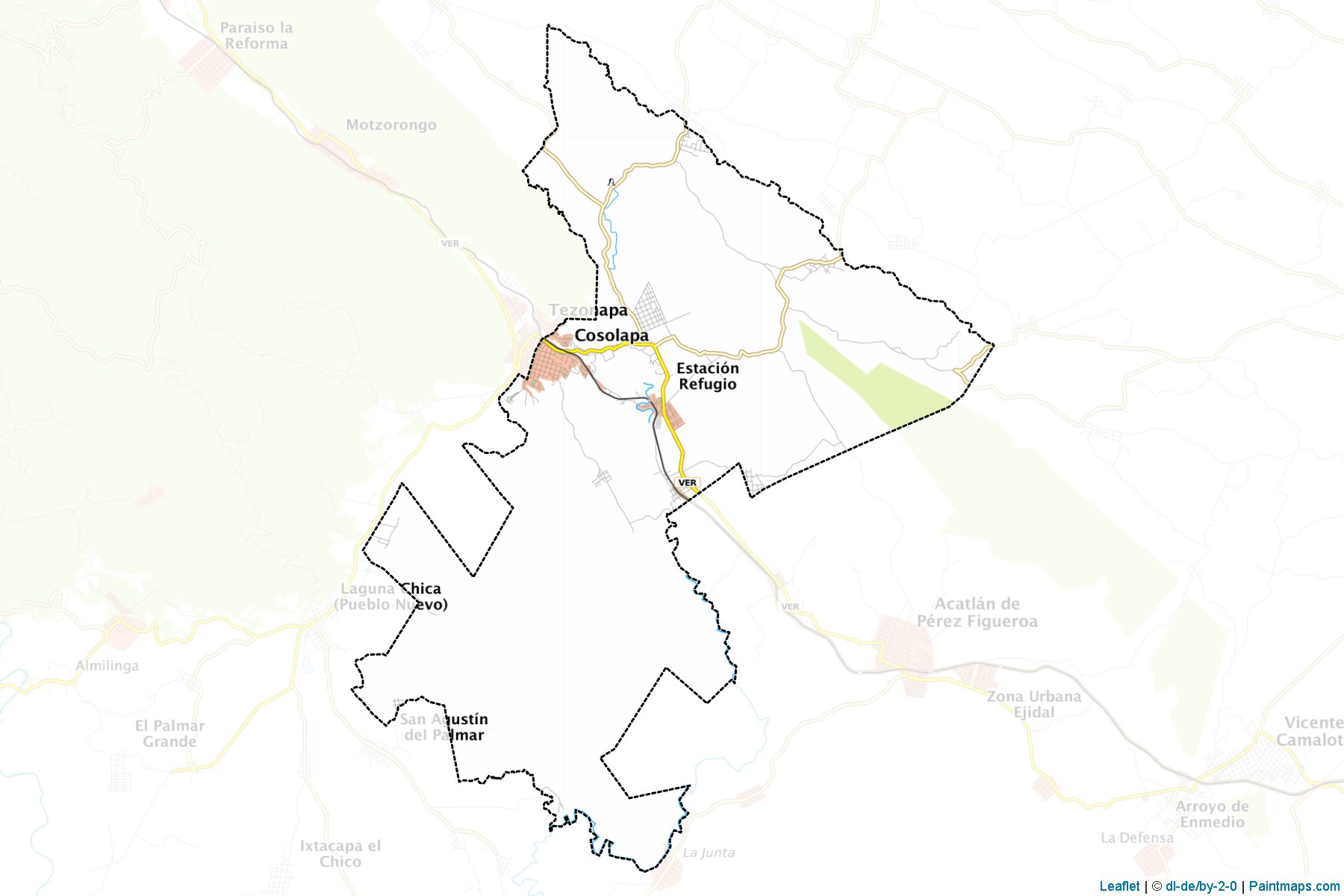 Muestras de recorte de mapas Cosolapa (Oaxaca)-1