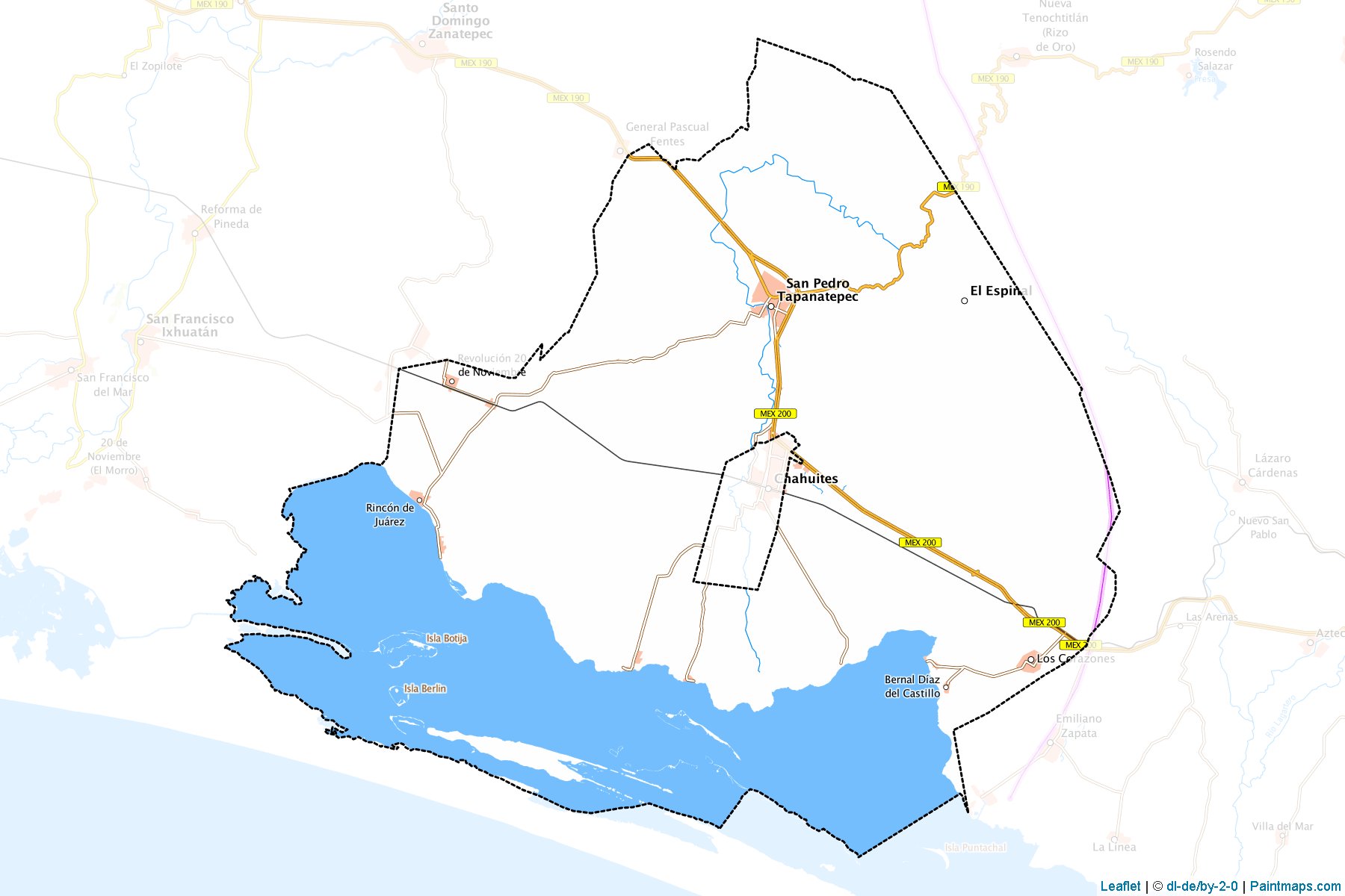 Muestras de recorte de mapas San Pedro Tapanatepec (Oaxaca)-1