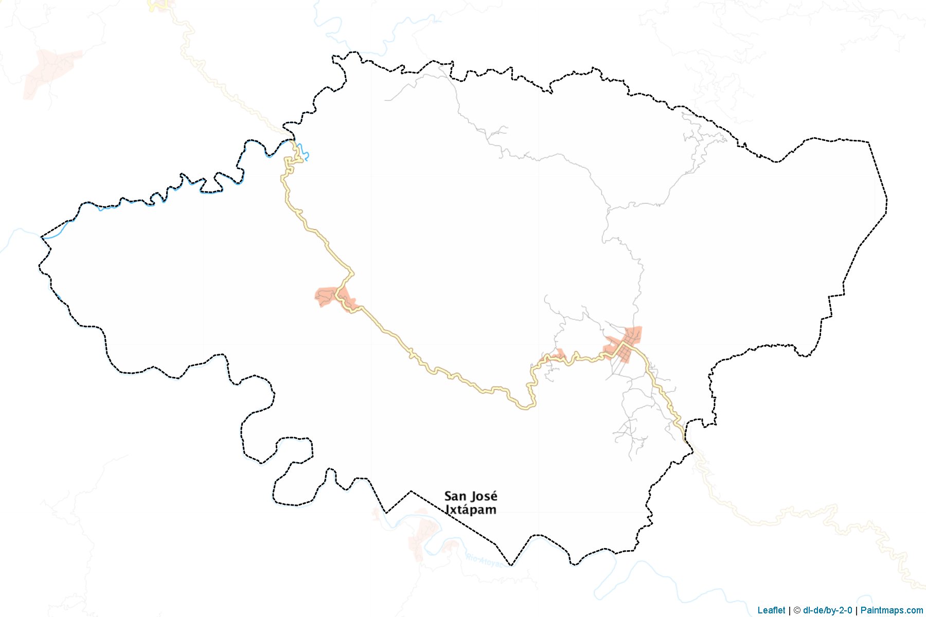 Santiago Minas (Oaxaca) Map Cropping Samples-1