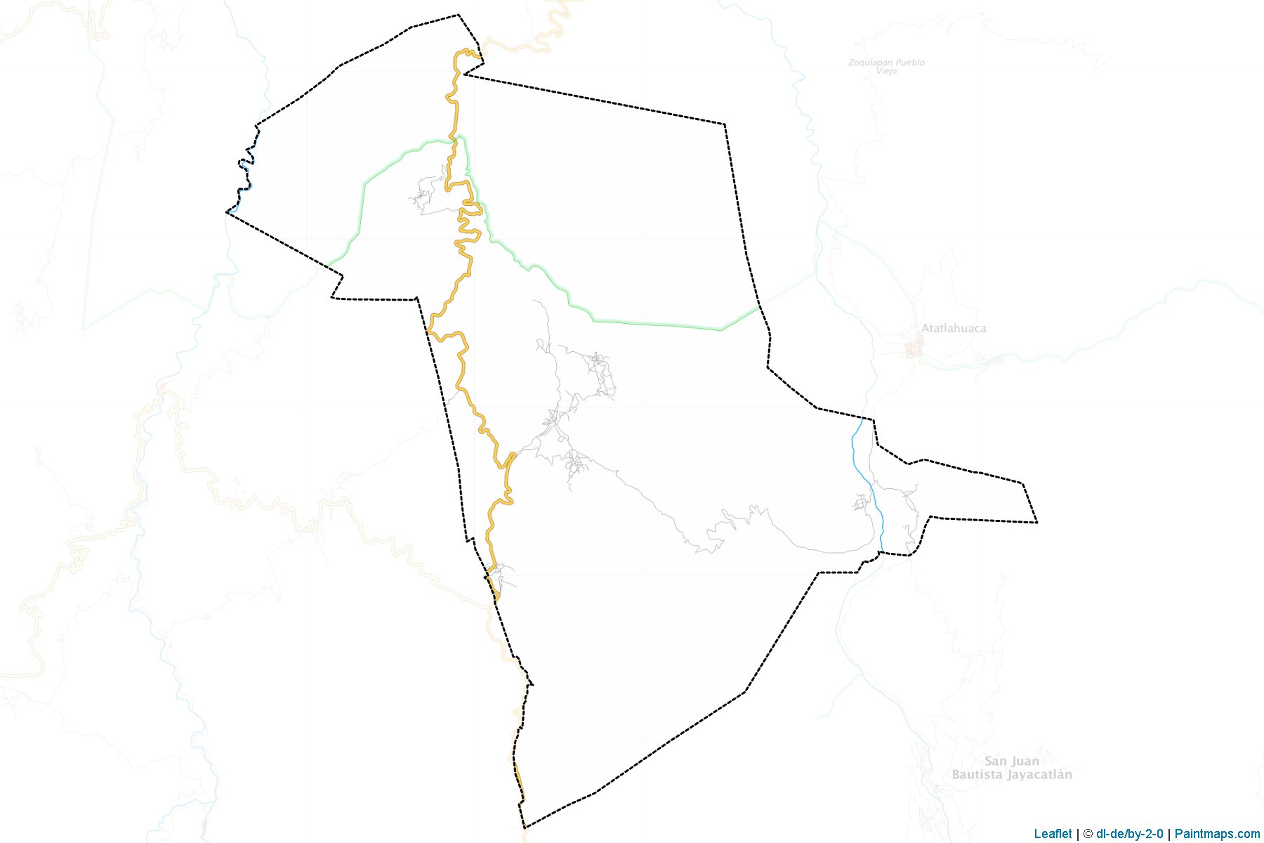 Santiago Nacaltepec (Oaxaca) Map Cropping Samples-1