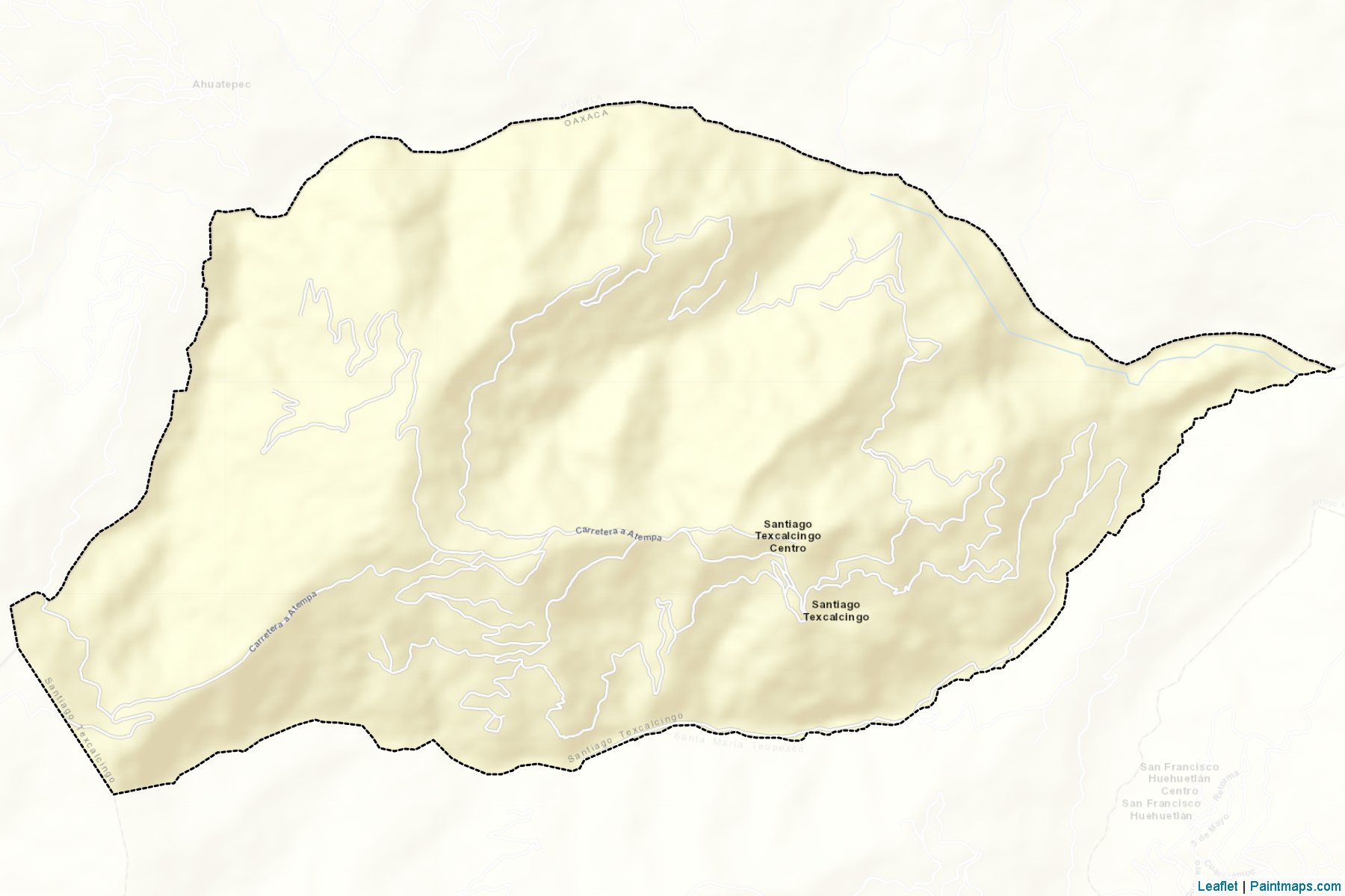 Santiago Texcalcingo (Oaxaca) Map Cropping Samples-2