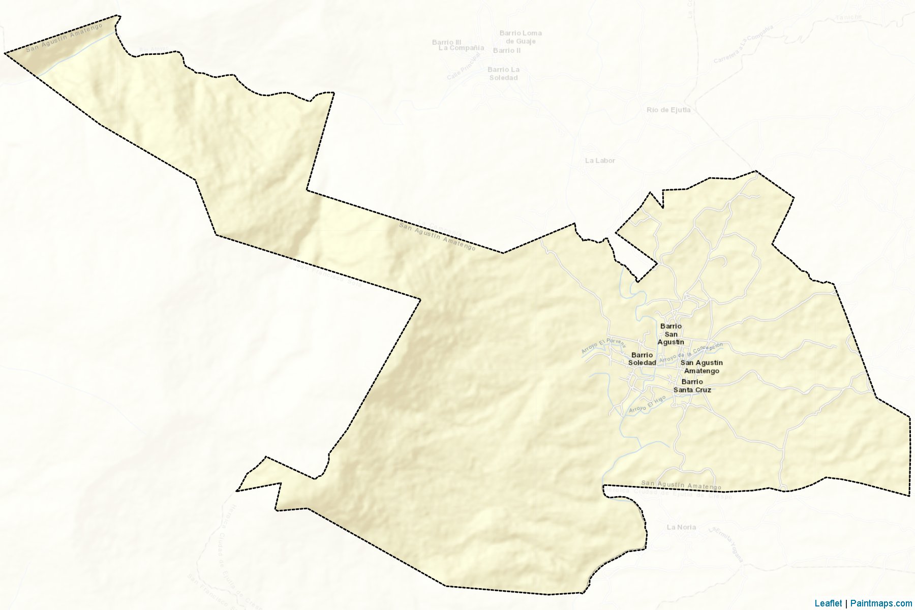 Muestras de recorte de mapas San Agustín Amatengo (Oaxaca)-2