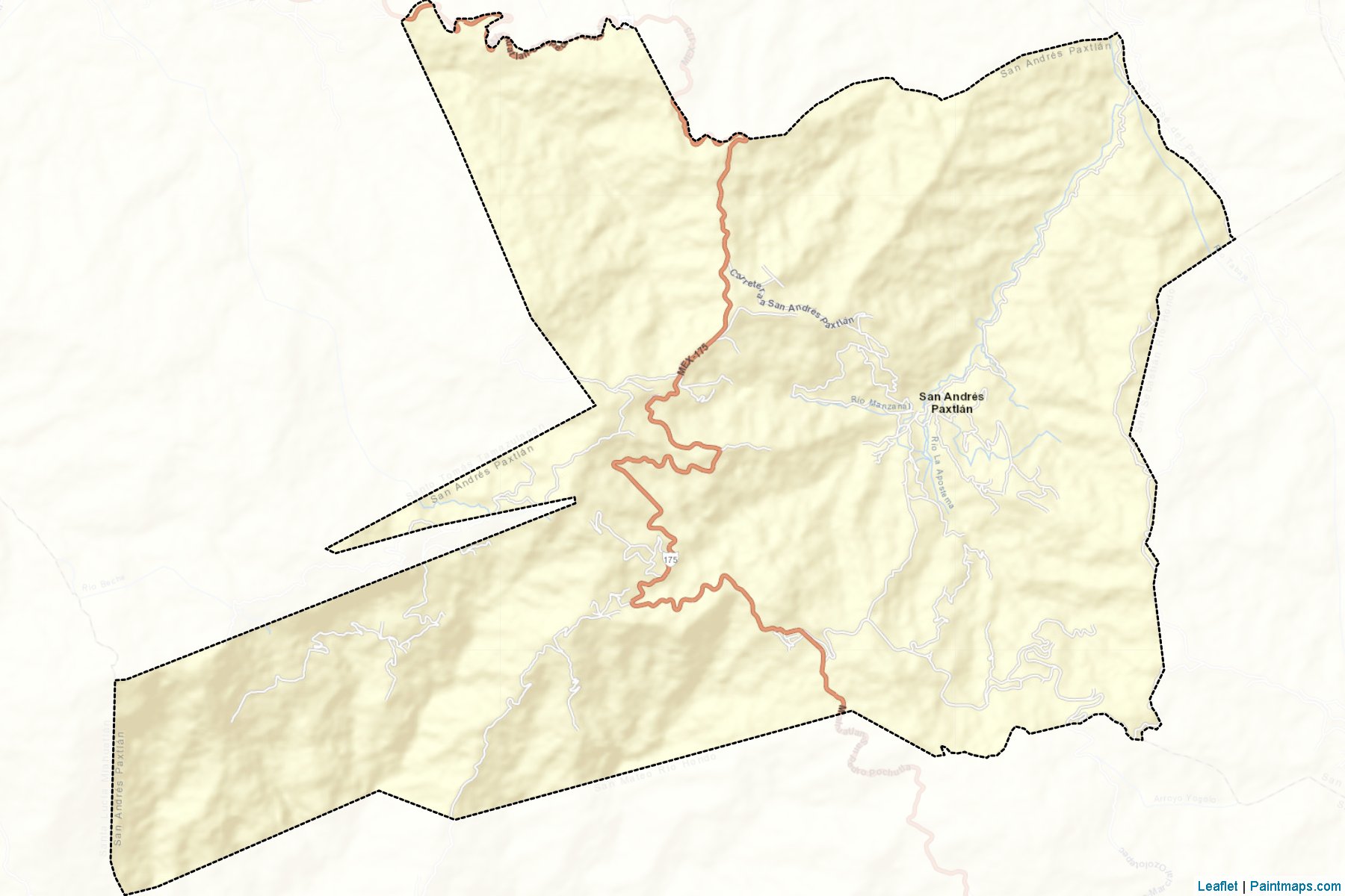 Muestras de recorte de mapas San Andrés Paxtlán (Oaxaca)-2