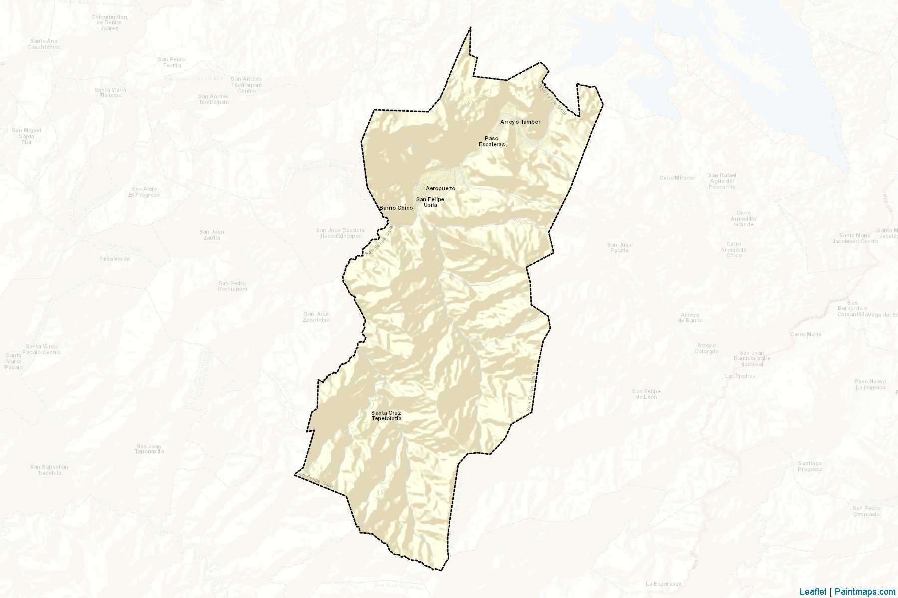 San Felipe Usila (Oaxaca) Map Cropping Samples-2