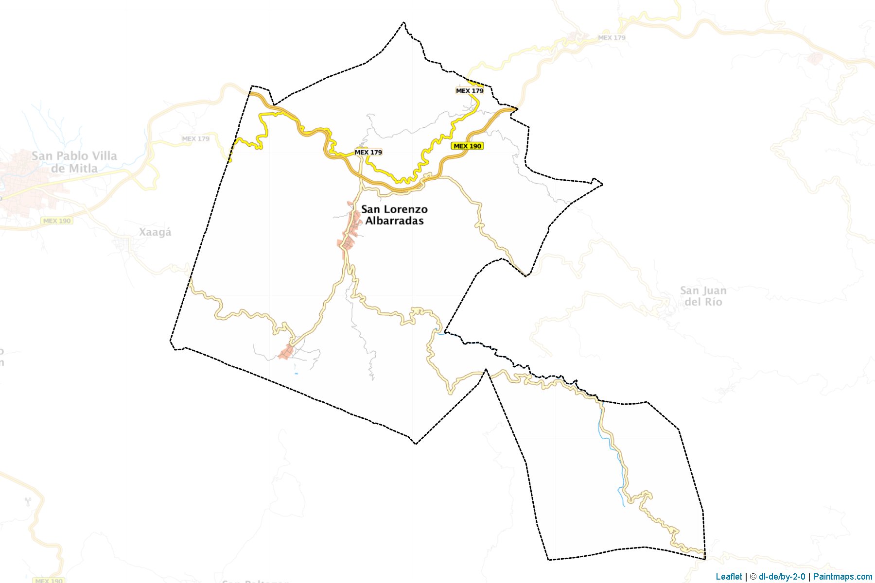 Muestras de recorte de mapas San Lorenzo Albarradas (Oaxaca)-1