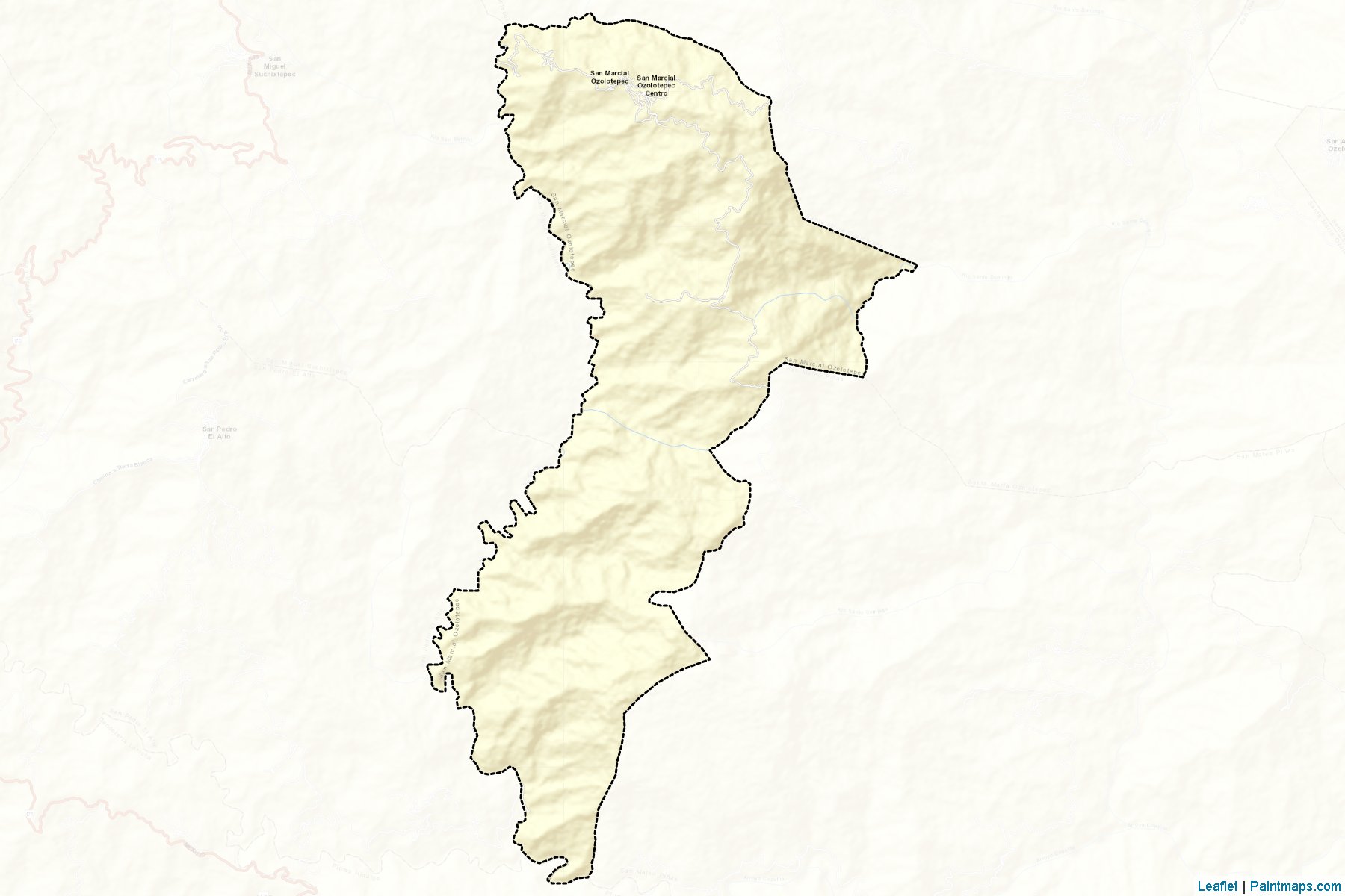 San Marcial Ozolotepec (Oaxaca) Map Cropping Samples-2