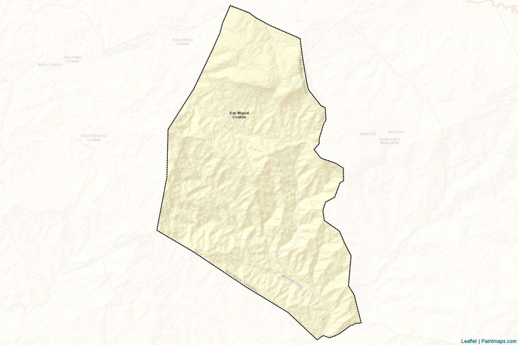 Muestras de recorte de mapas San Miguel Coatlán (Oaxaca)-2