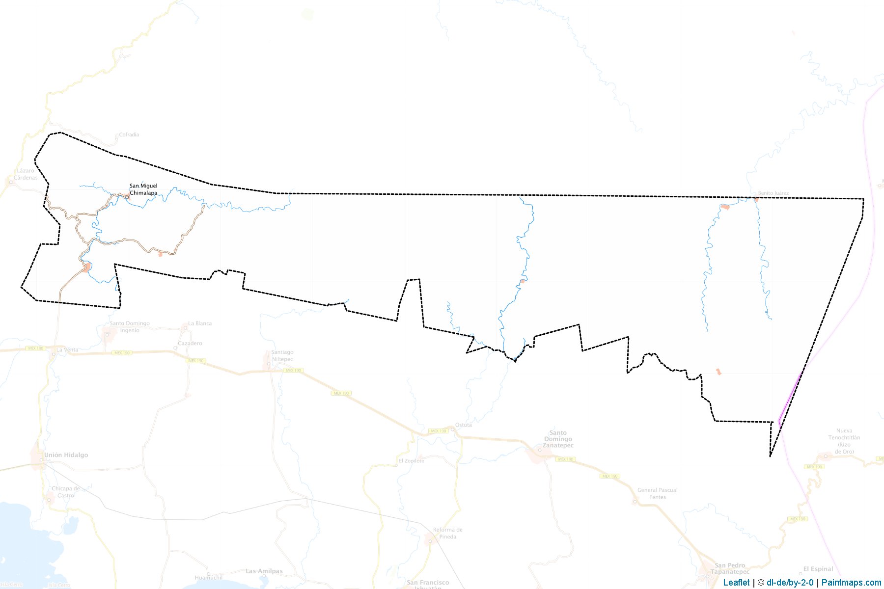 Muestras de recorte de mapas San Miguel Chimalapa (Oaxaca)-1