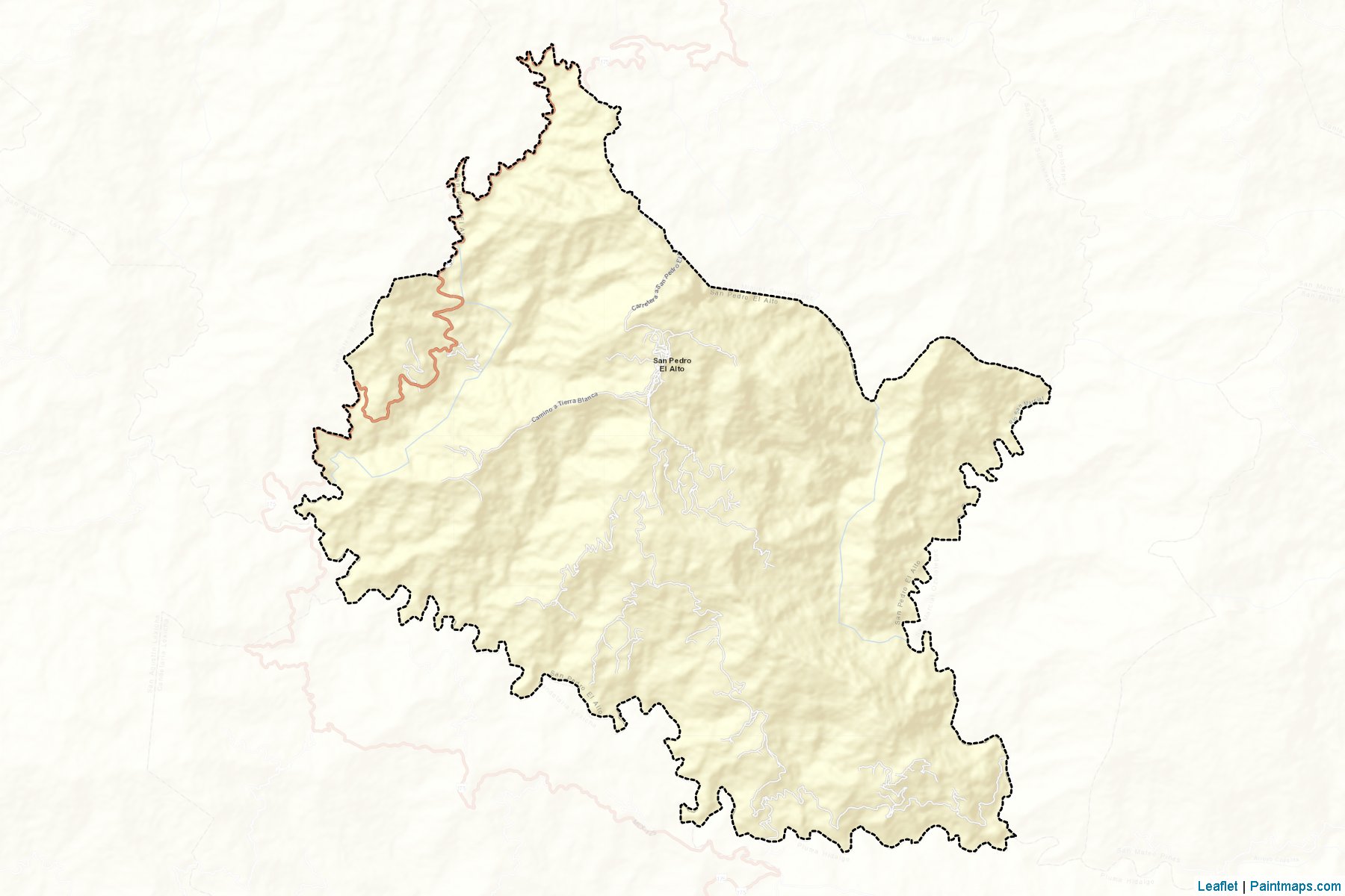 Muestras de recorte de mapas San Pedro el Alto (Oaxaca)-2