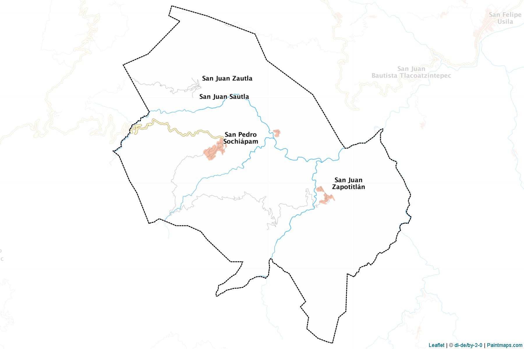 Muestras de recorte de mapas San Pedro Sochiápam (Oaxaca)-1