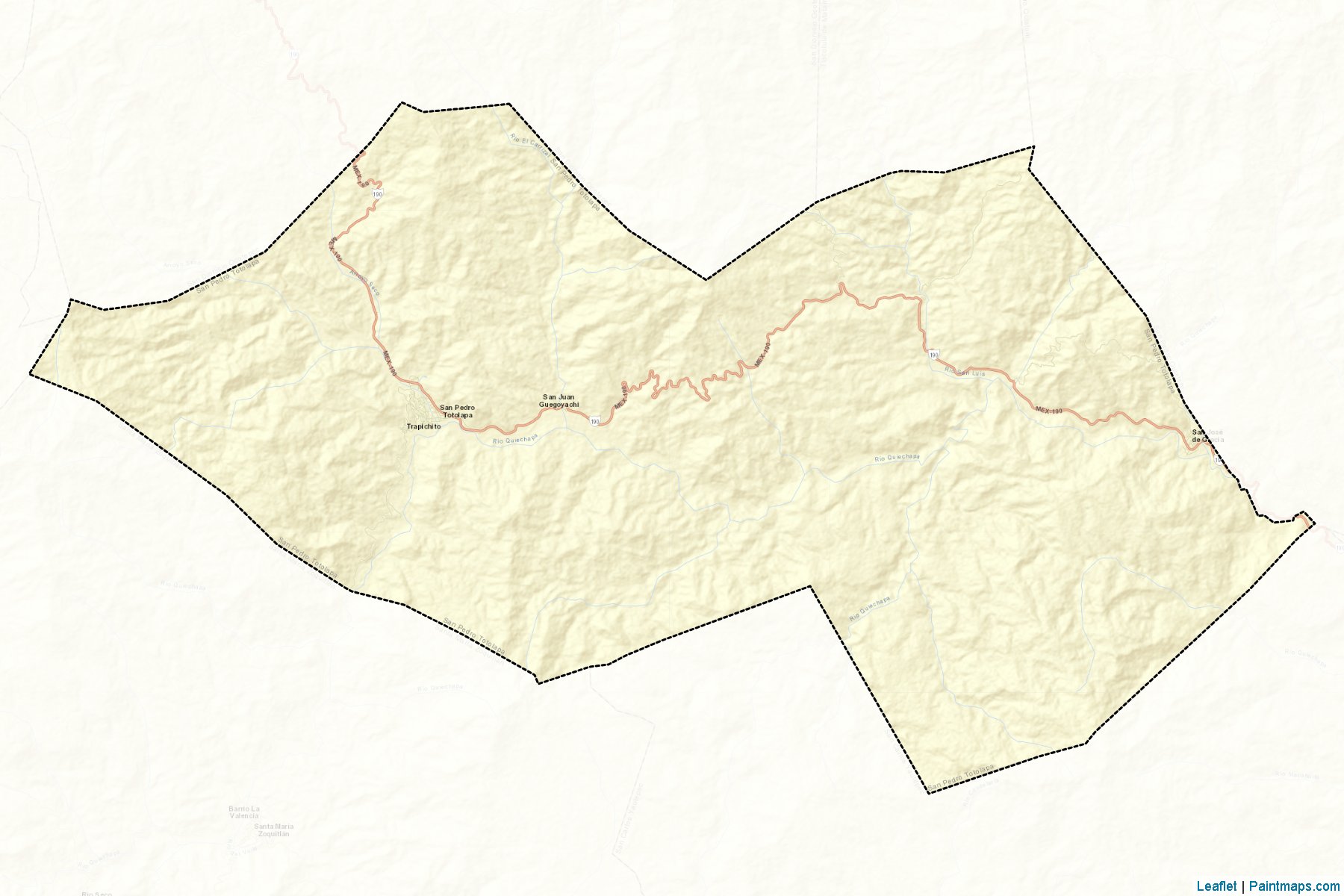 Muestras de recorte de mapas San Pedro Totolápam (Oaxaca)-2