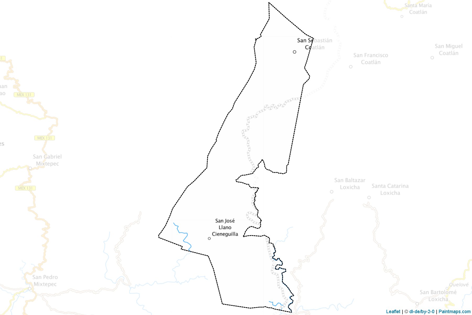 Muestras de recorte de mapas San Sebastián Coatlán (Oaxaca)-1