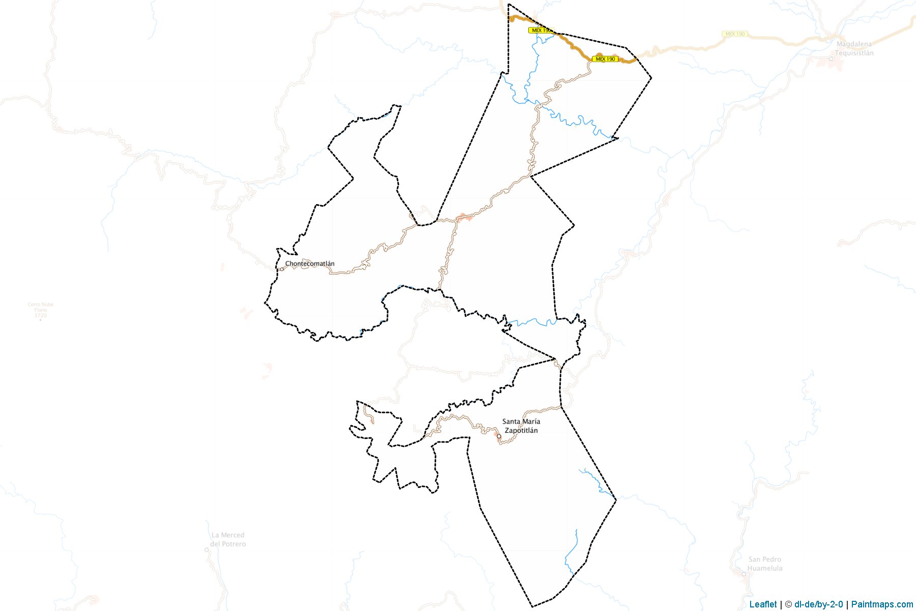 Muestras de recorte de mapas Santa María Ecatepec (Oaxaca)-1