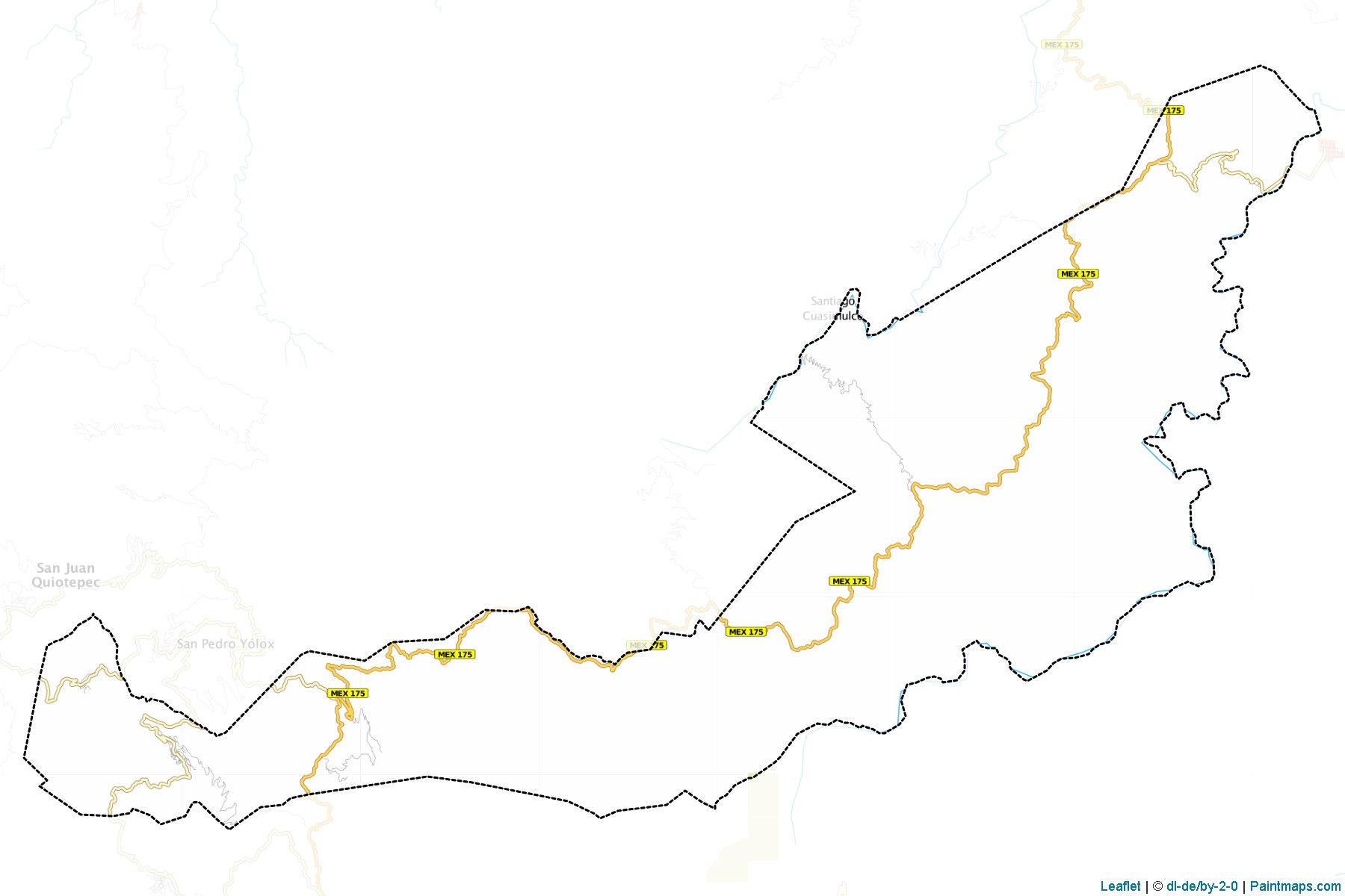 Santiago Comaltepec (Oaxaca) Map Cropping Samples-1