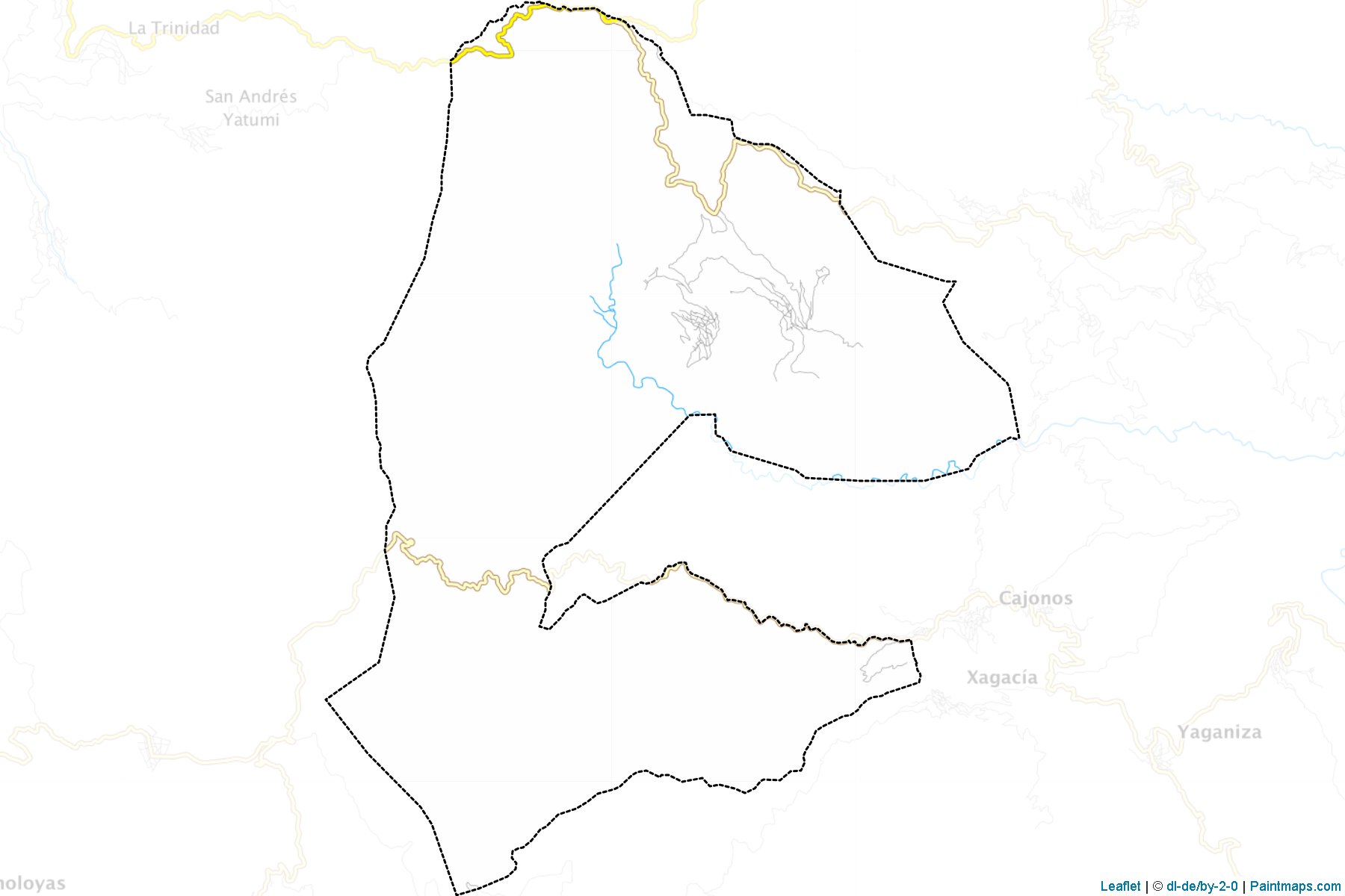 Santiago Laxopa (Oaxaca) Map Cropping Samples-1