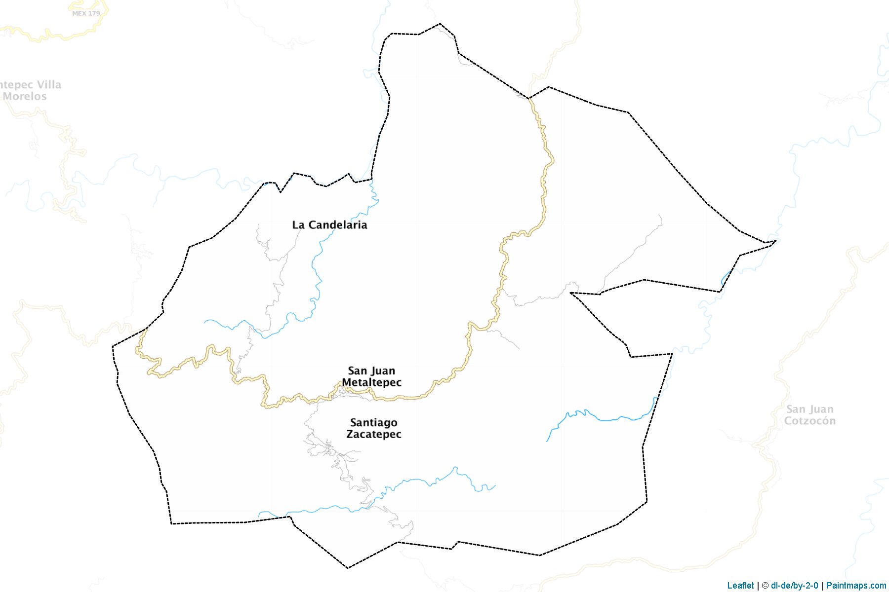 Santiago Zacatepec (Oaxaca) Map Cropping Samples-1