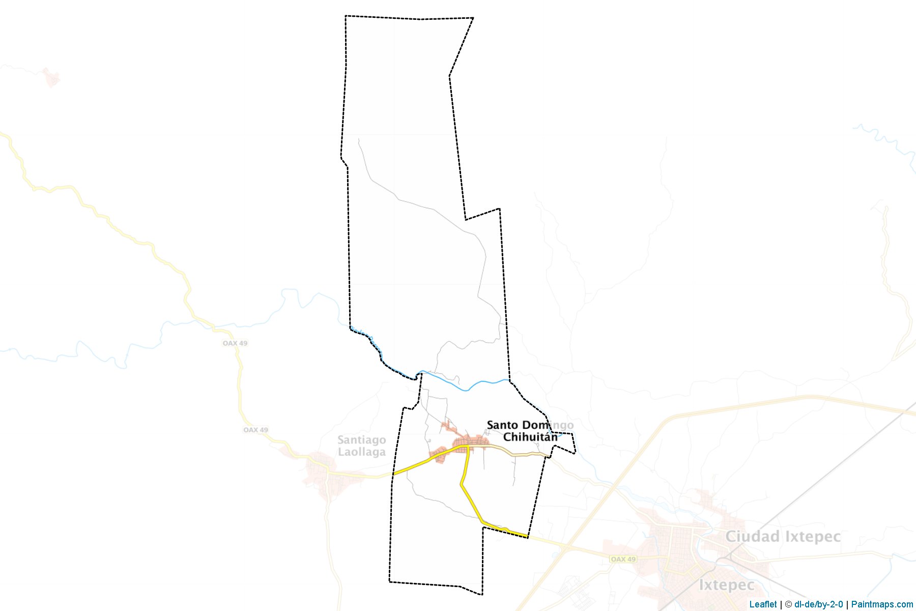 Muestras de recorte de mapas Santo Domingo Chihuitán (Oaxaca)-1