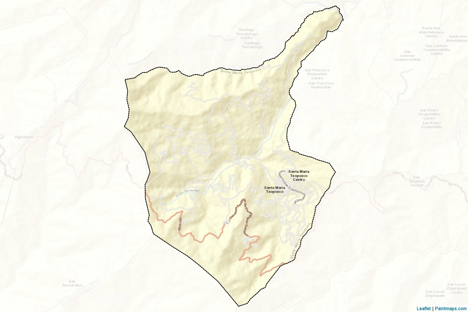 Muestras de recorte de mapas Santa María Teopoxco (Oaxaca)-2