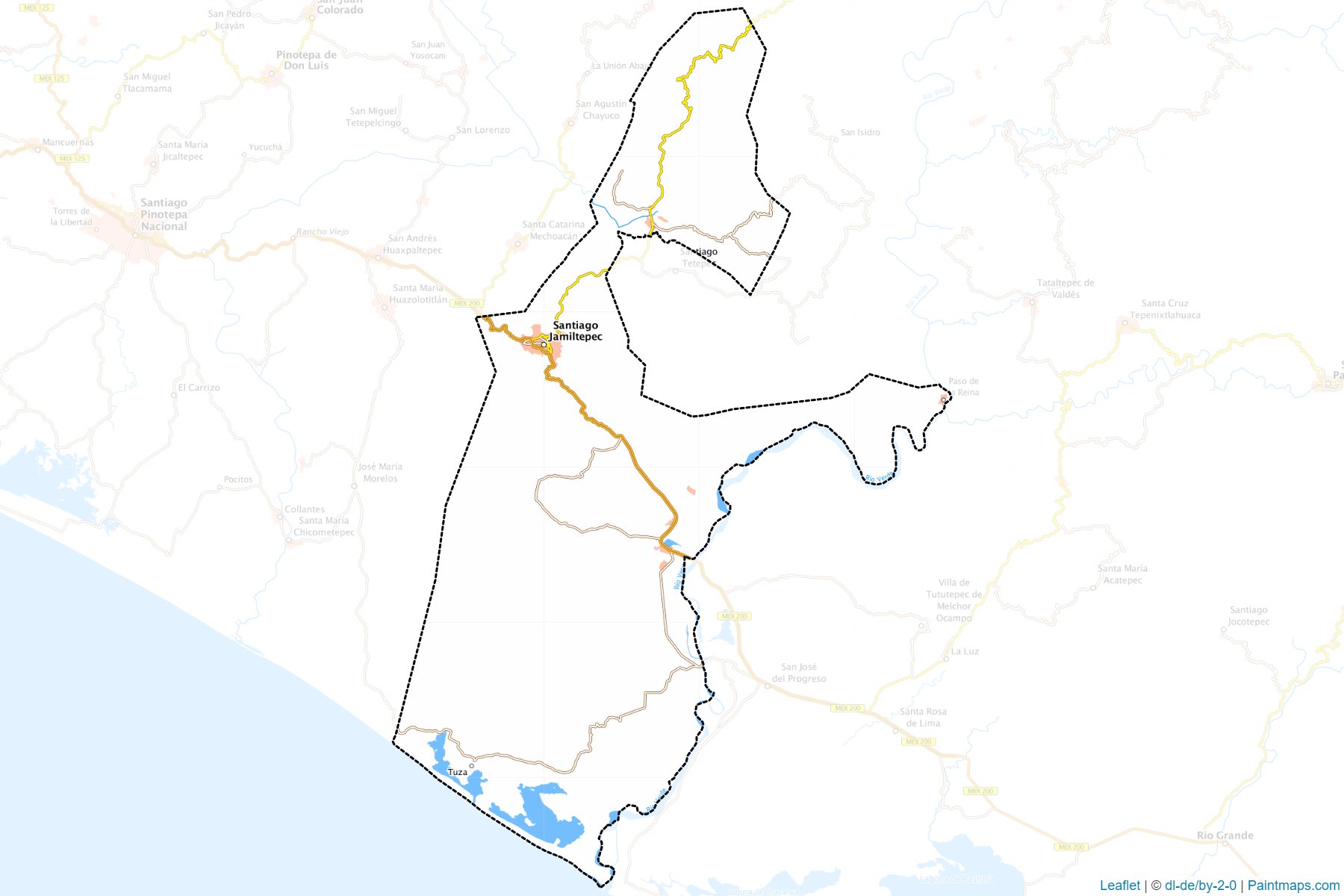 Muestras de recorte de mapas Santiago Jamiltepec (Oaxaca)-1