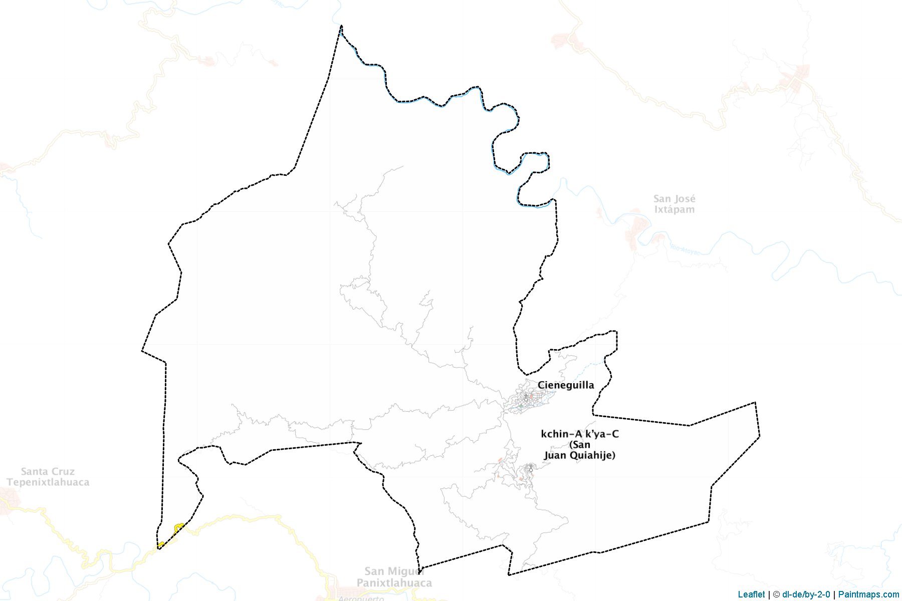 Muestras de recorte de mapas San Juan Quiahije (Oaxaca)-1