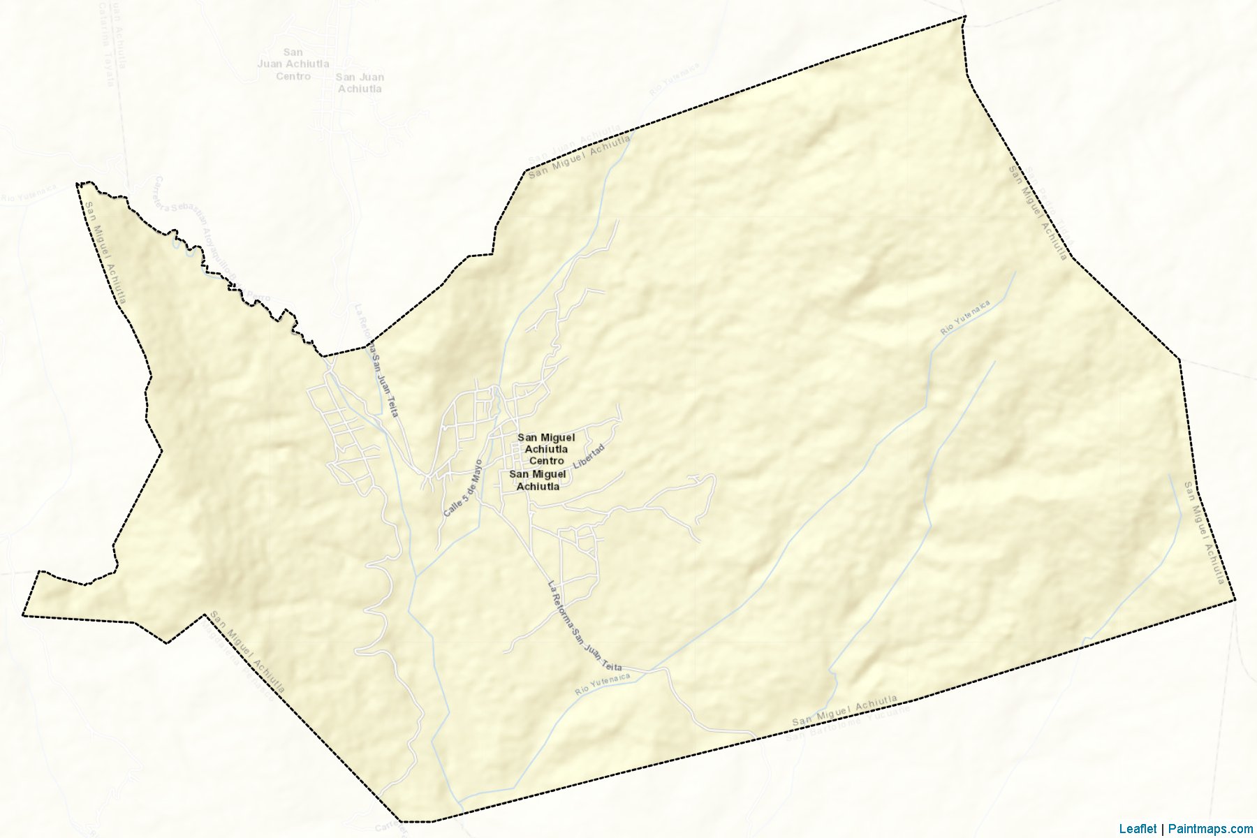 Muestras de recorte de mapas San Miguel Achiutla (Oaxaca)-2