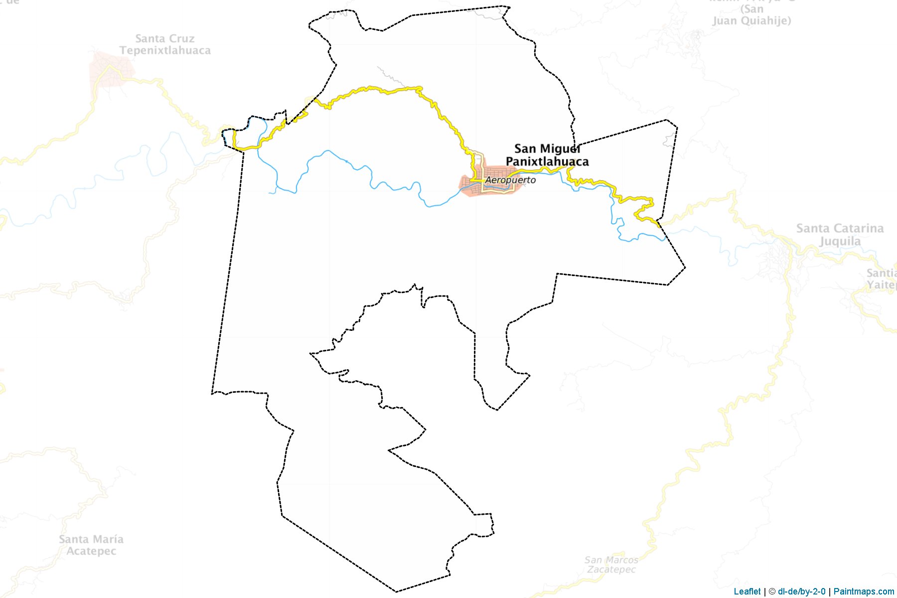 Muestras de recorte de mapas San Miguel Panixtlahuaca (Oaxaca)-1