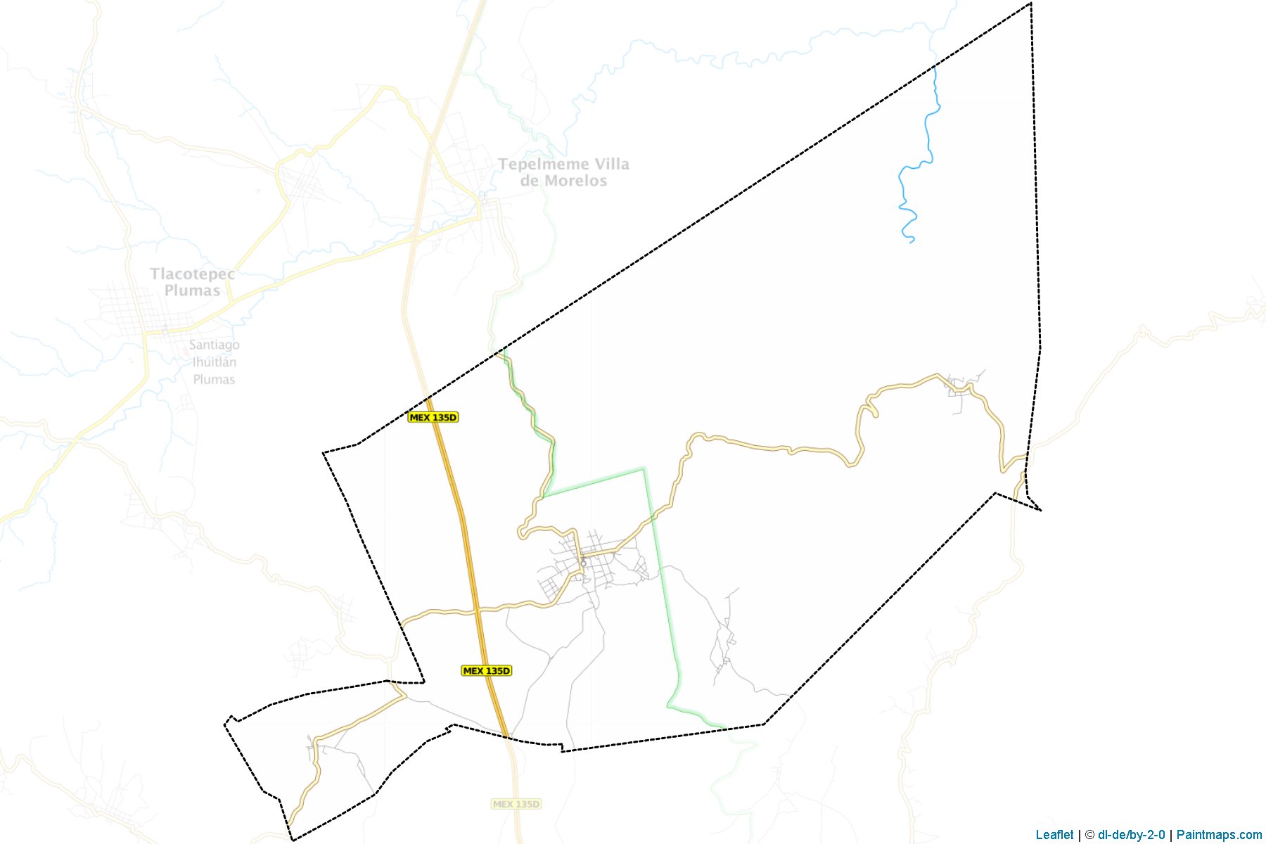 Muestras de recorte de mapas San Miguel Tequixtepec (Oaxaca)-1