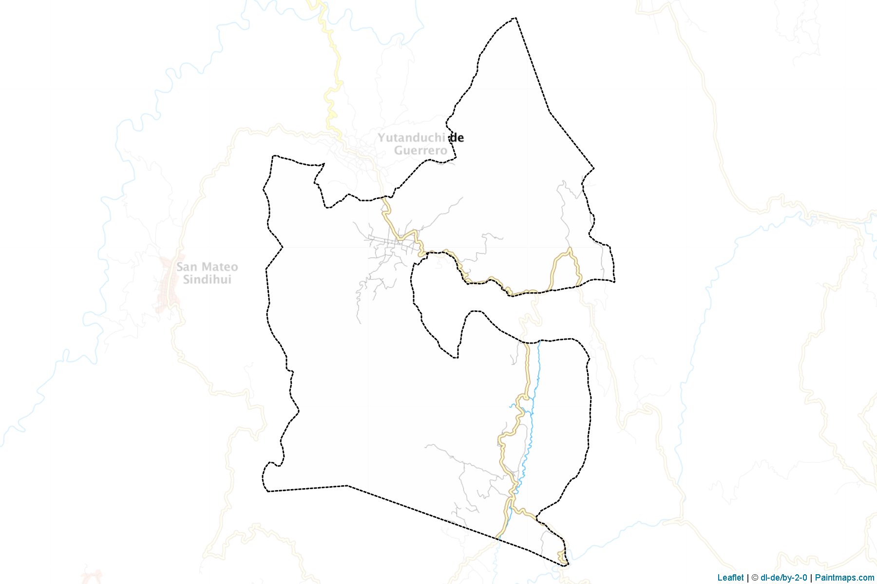 San Pedro Teozacoalco (Oaxaca) Map Cropping Samples-1