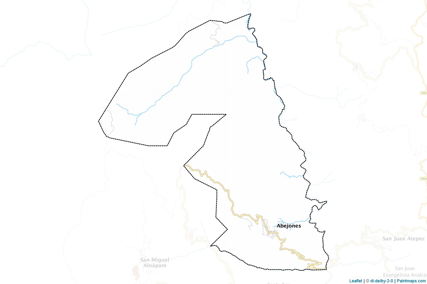 Muestras de recorte de mapas Abejones (Oaxaca)-1