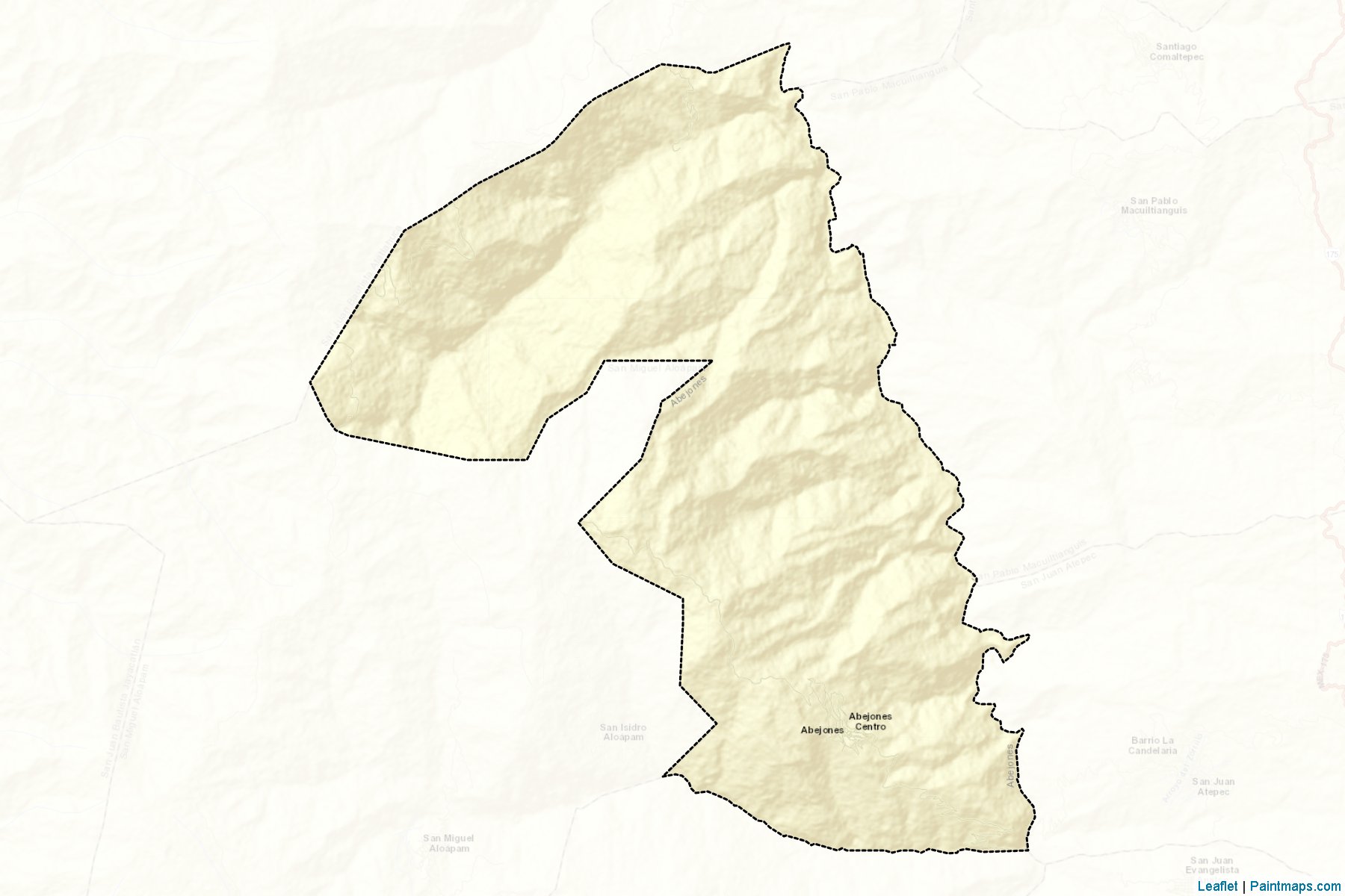 Muestras de recorte de mapas Abejones (Oaxaca)-2