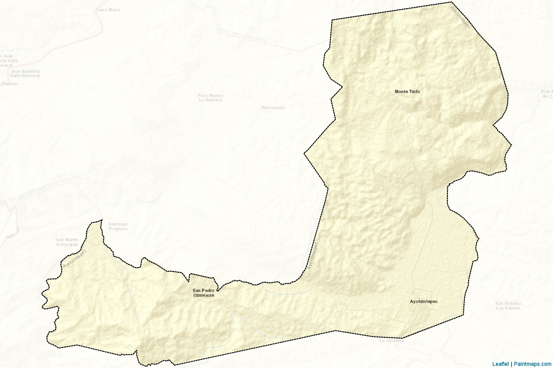 Ayotzintepec (Oaxaca) Map Cropping Samples-2