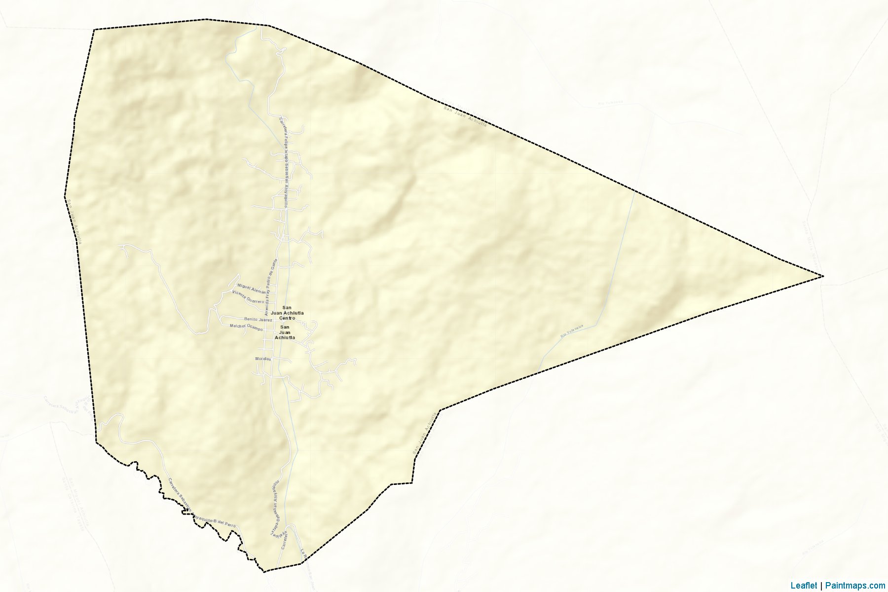 Muestras de recorte de mapas San Juan Achiutla (Oaxaca)-2