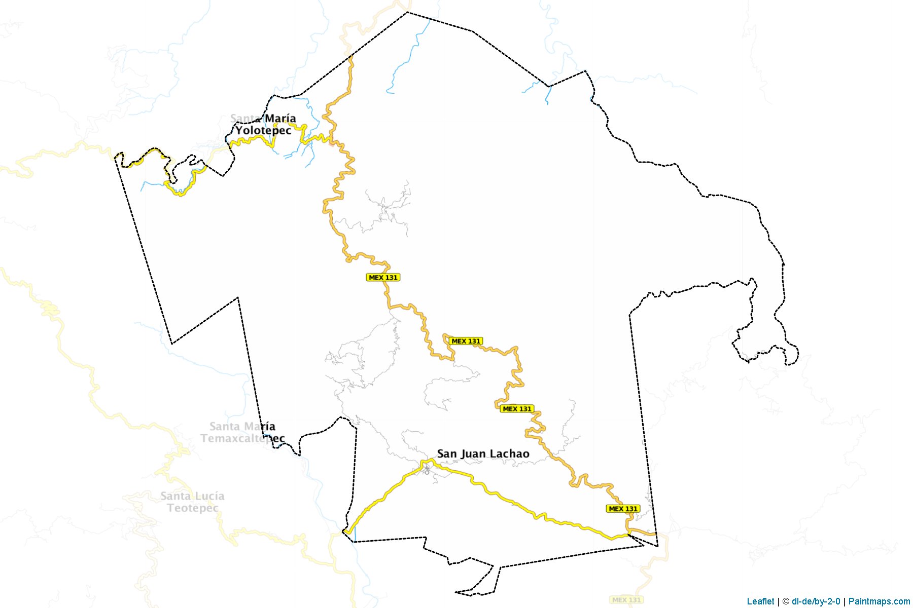 Muestras de recorte de mapas San Juan Lachao (Oaxaca)-1