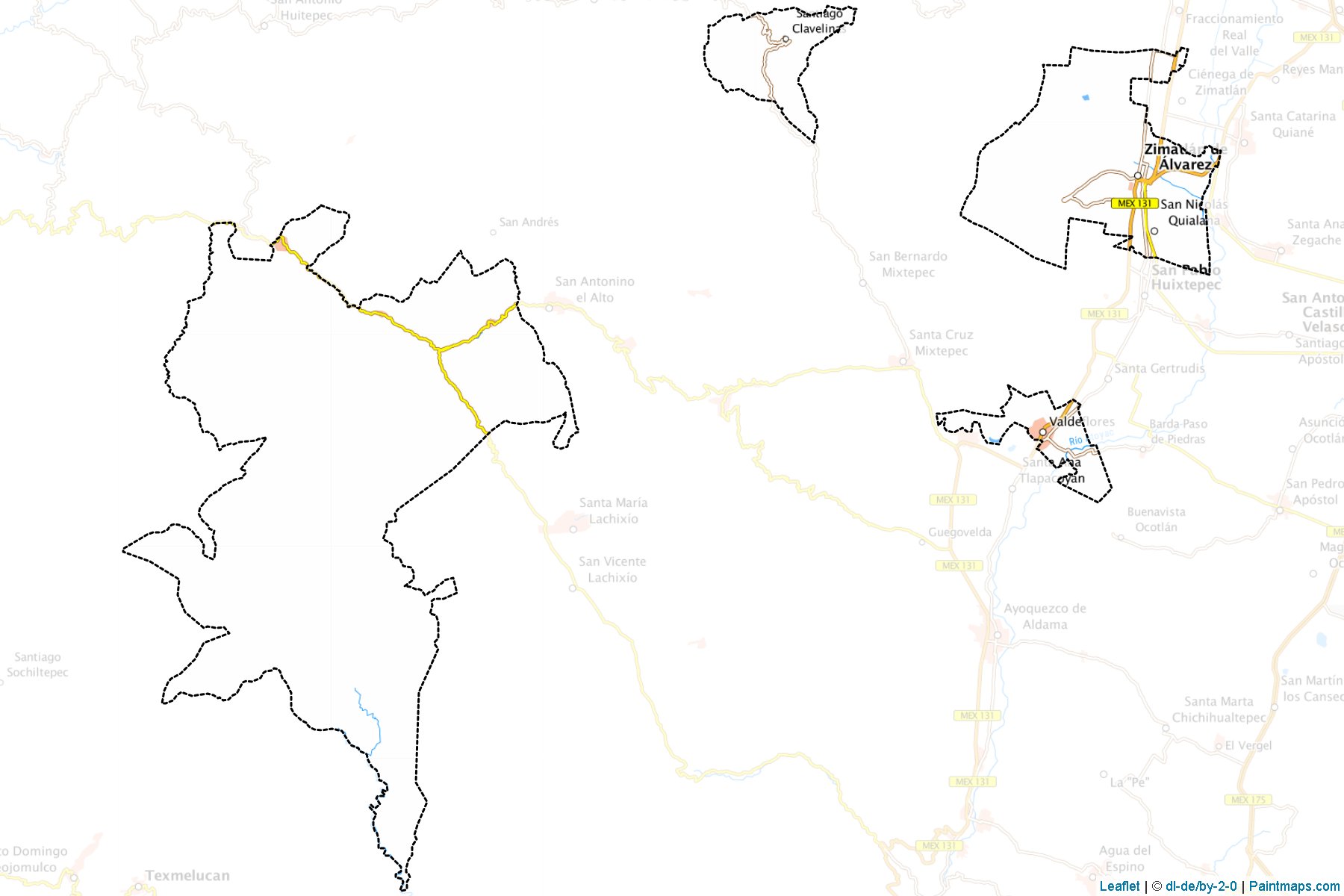 Zimatlán de Alvarez (Oaxaca) Map Cropping Samples-1