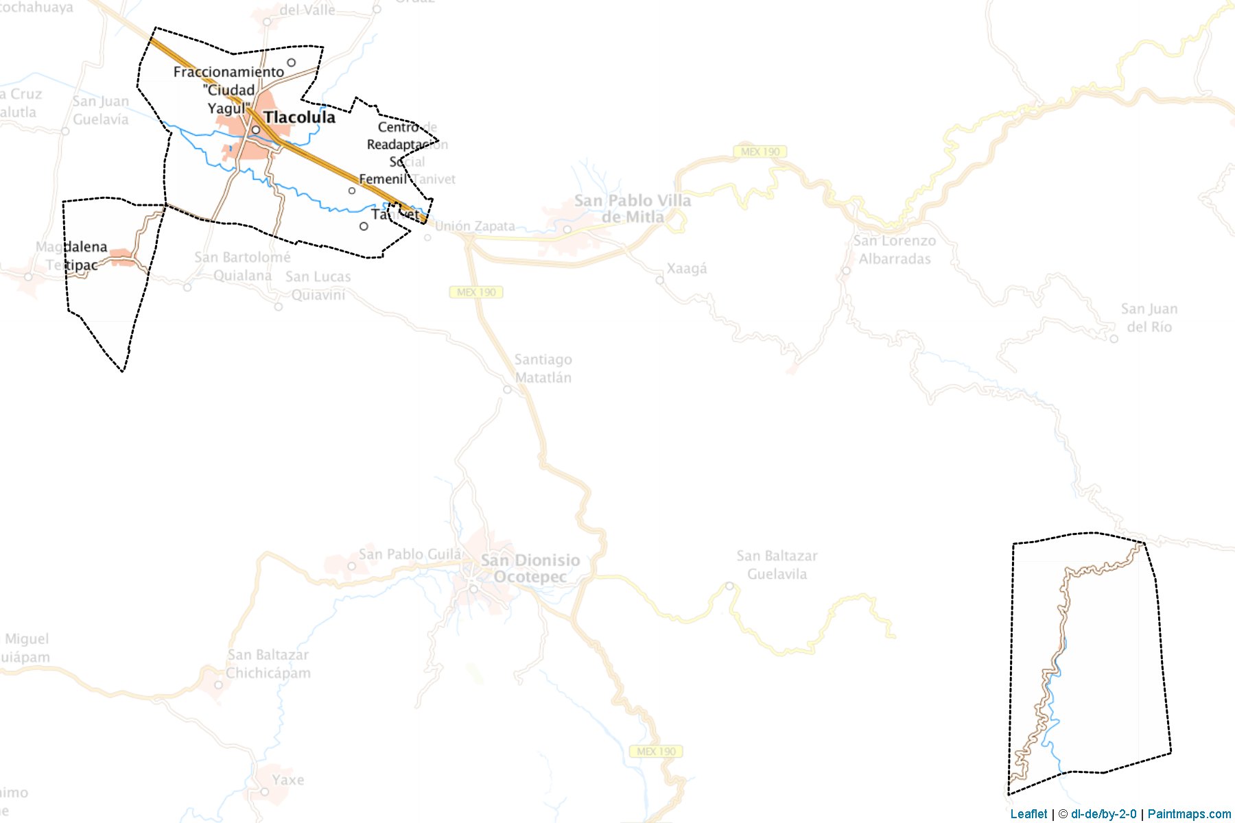 Muestras de recorte de mapas Tlacolula de Matamoros (Oaxaca)-1