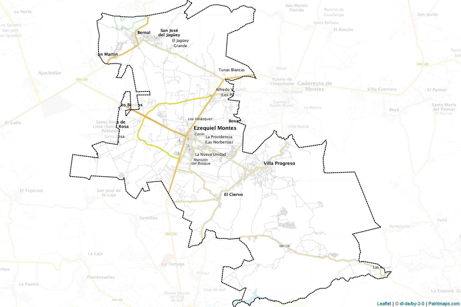 Ezequiel Montes (Querétaro) Map Cropping Samples-1